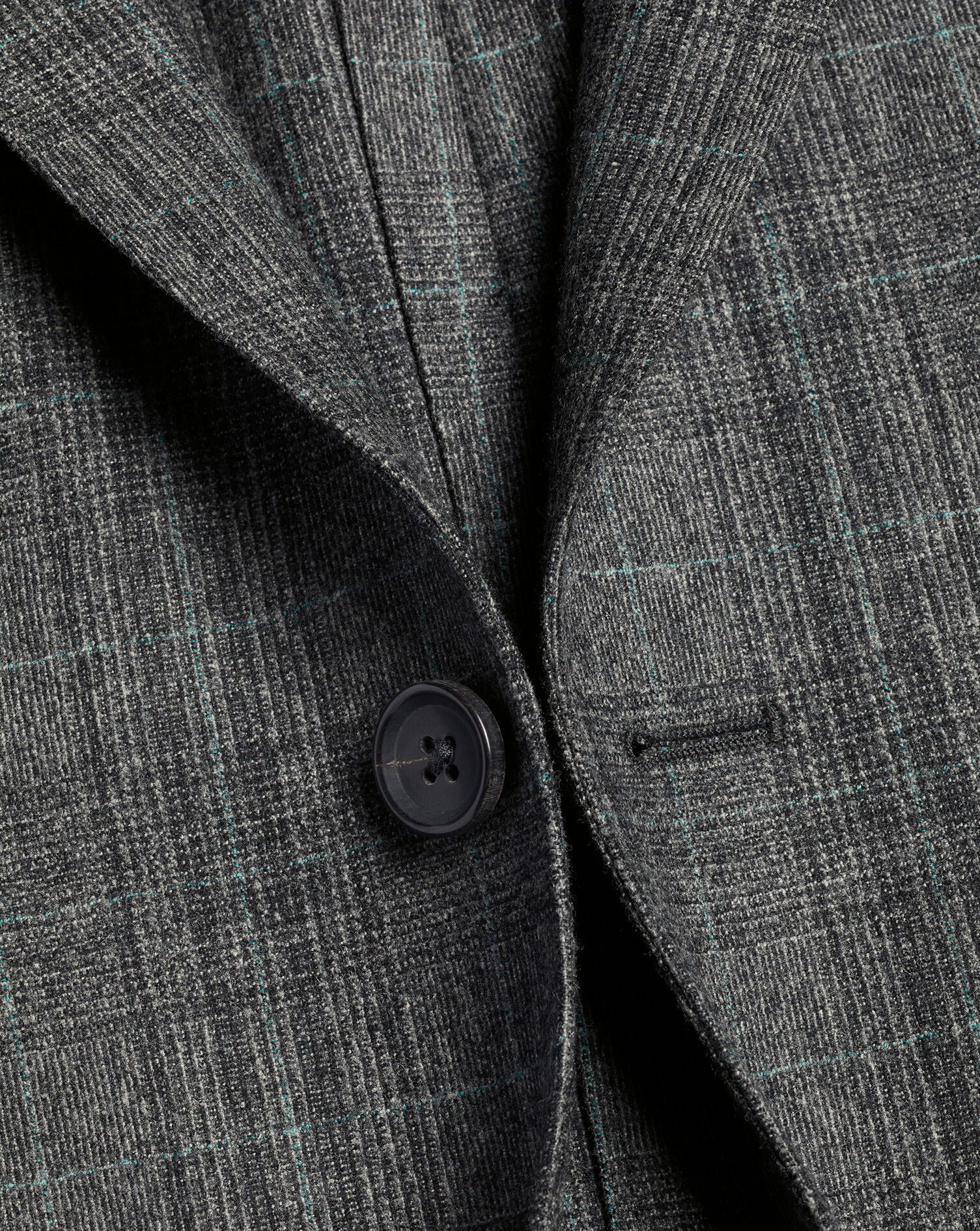 Italian Luxury Check Jacket - Dark Gray