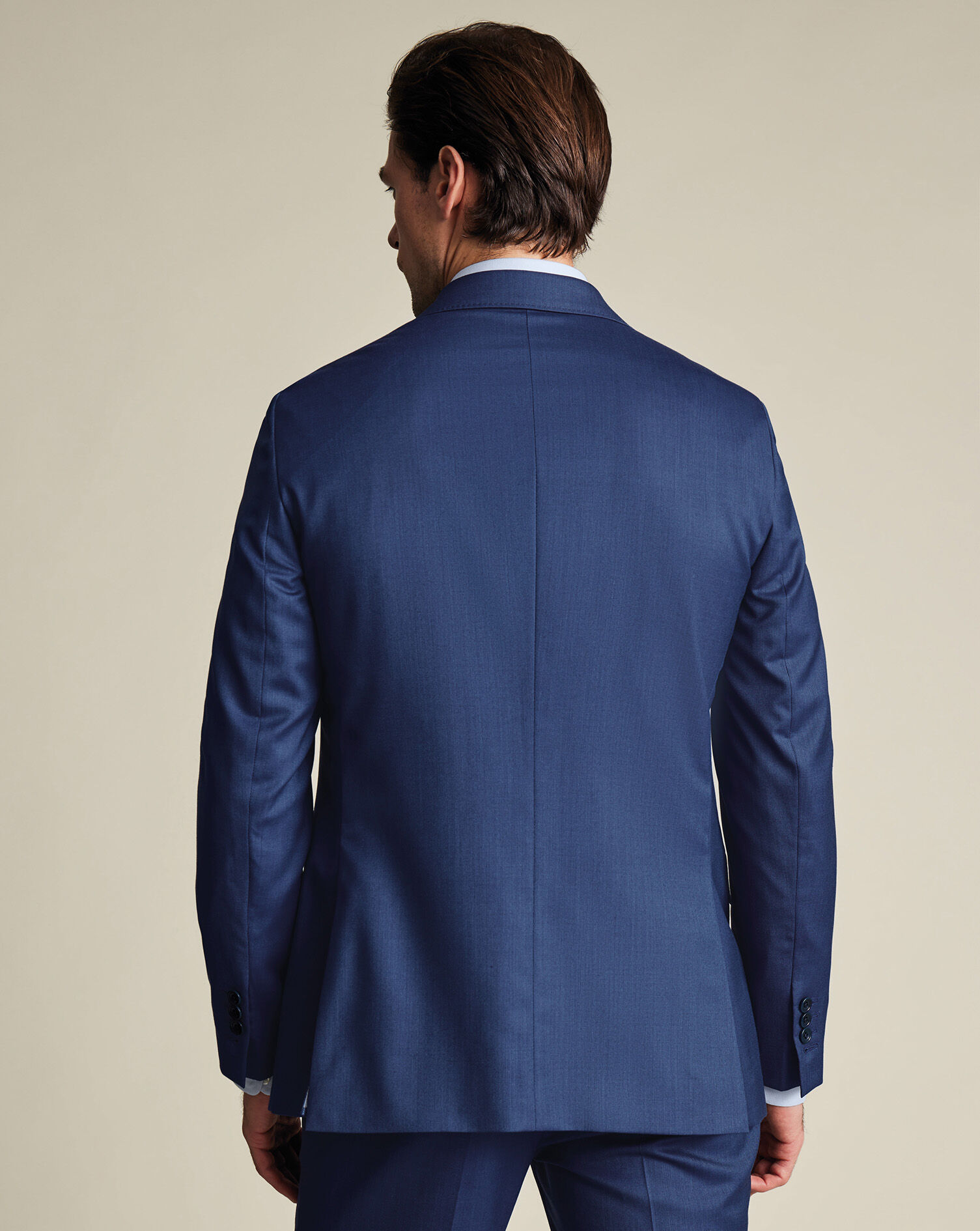 Ultimate Performance Sharkskin Suit Jacket - Royal Blue