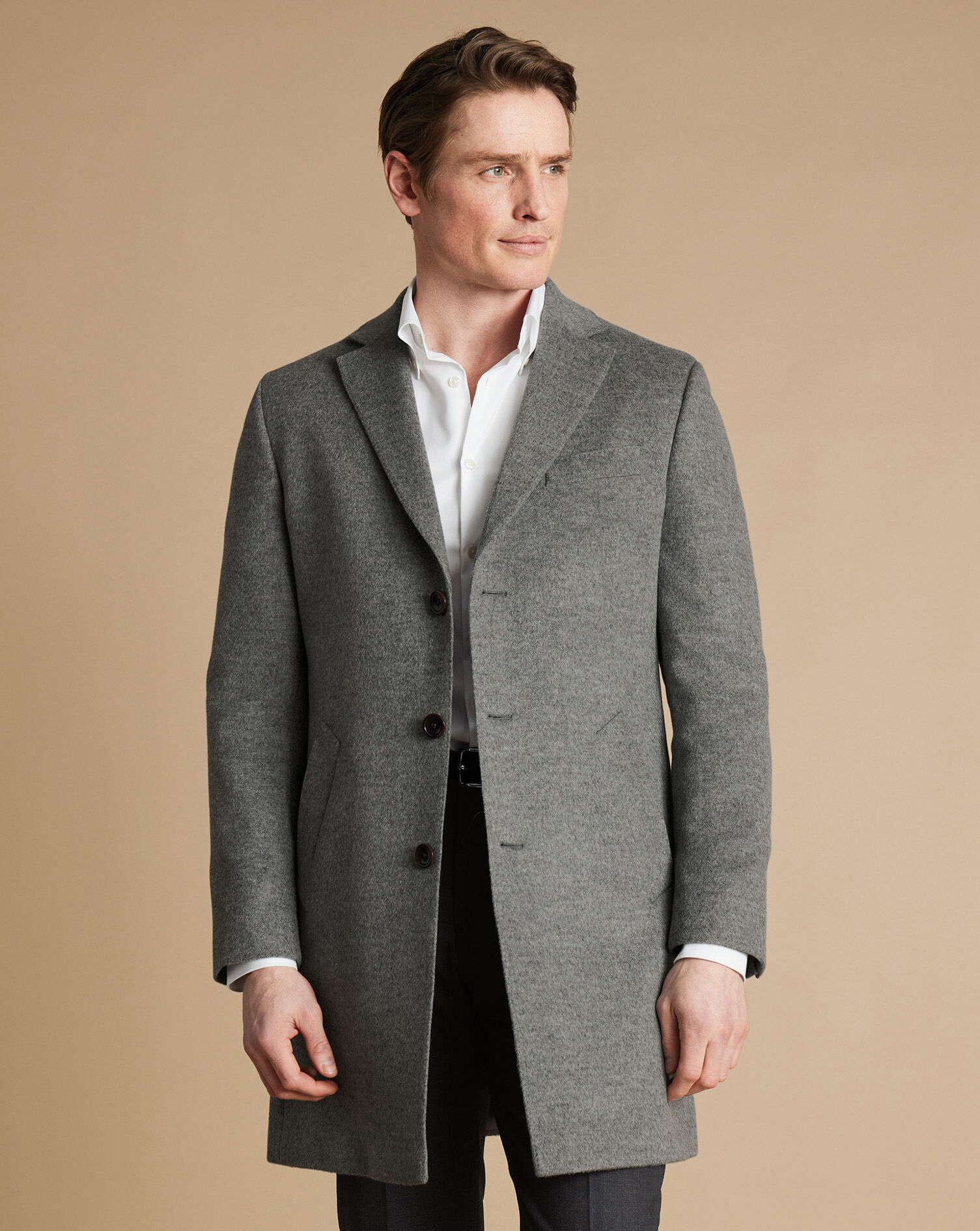 Wool Overcoat - Gray