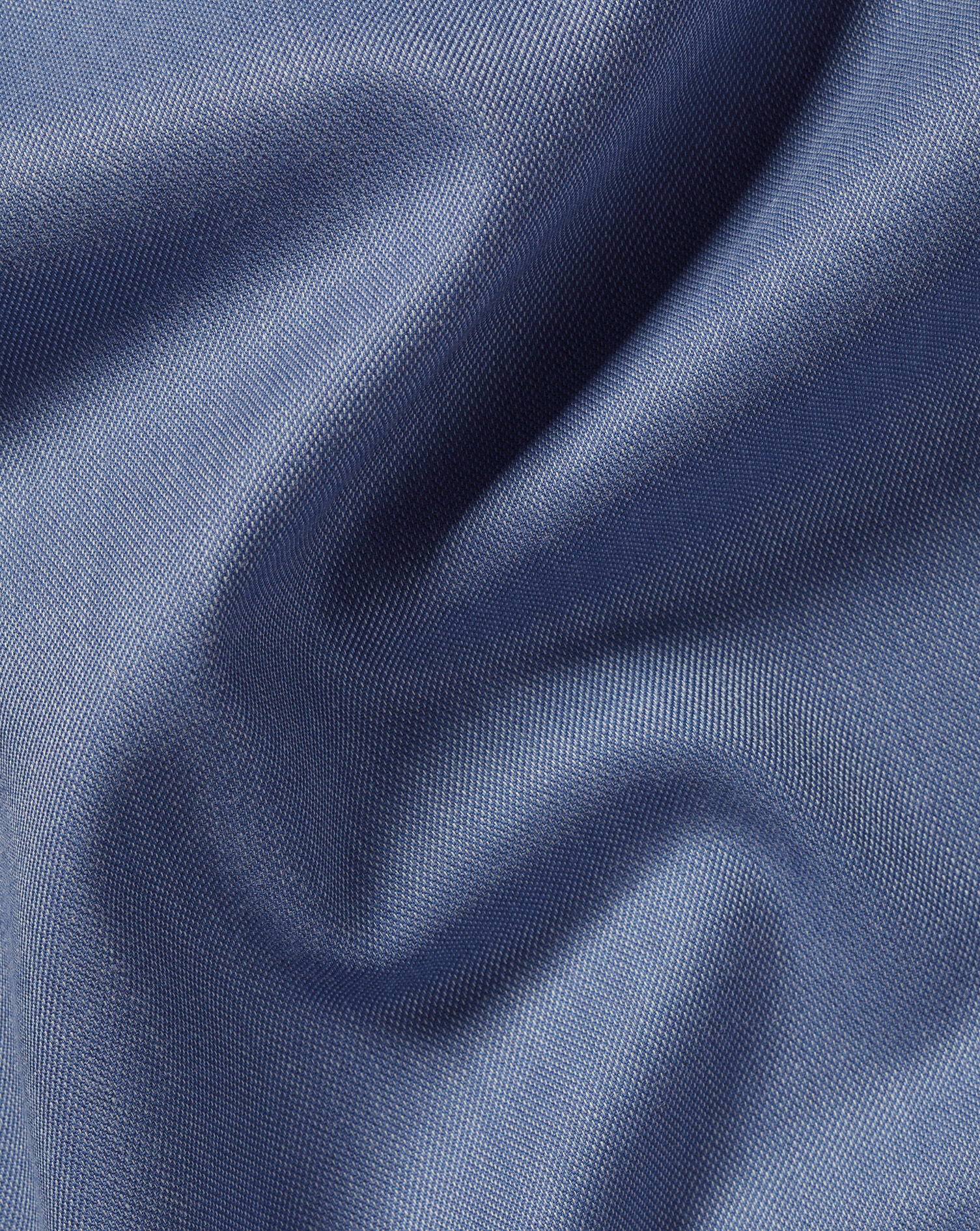 Non-Iron Twill Shirt - Indigo Blue