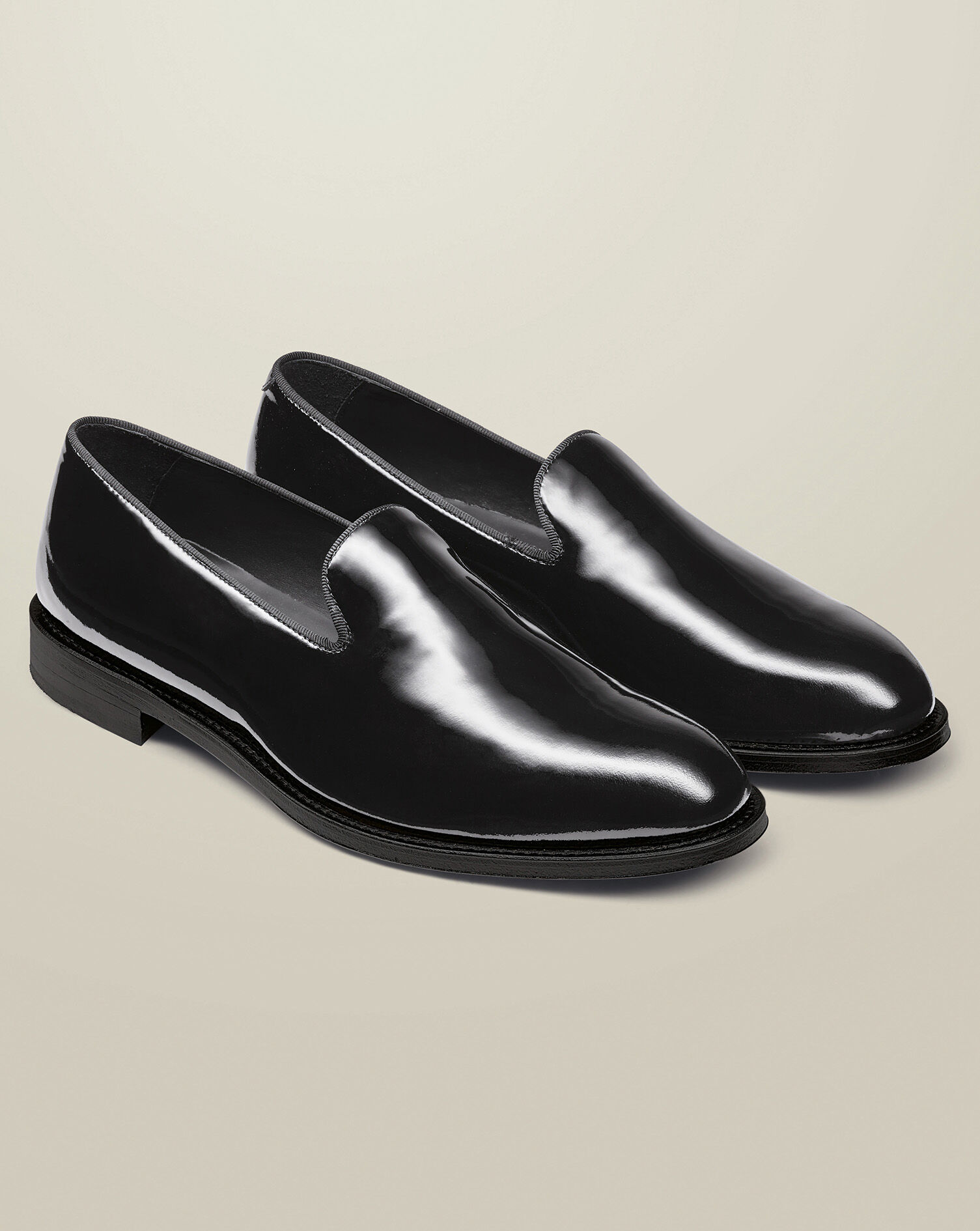 Patent Loafers - Black