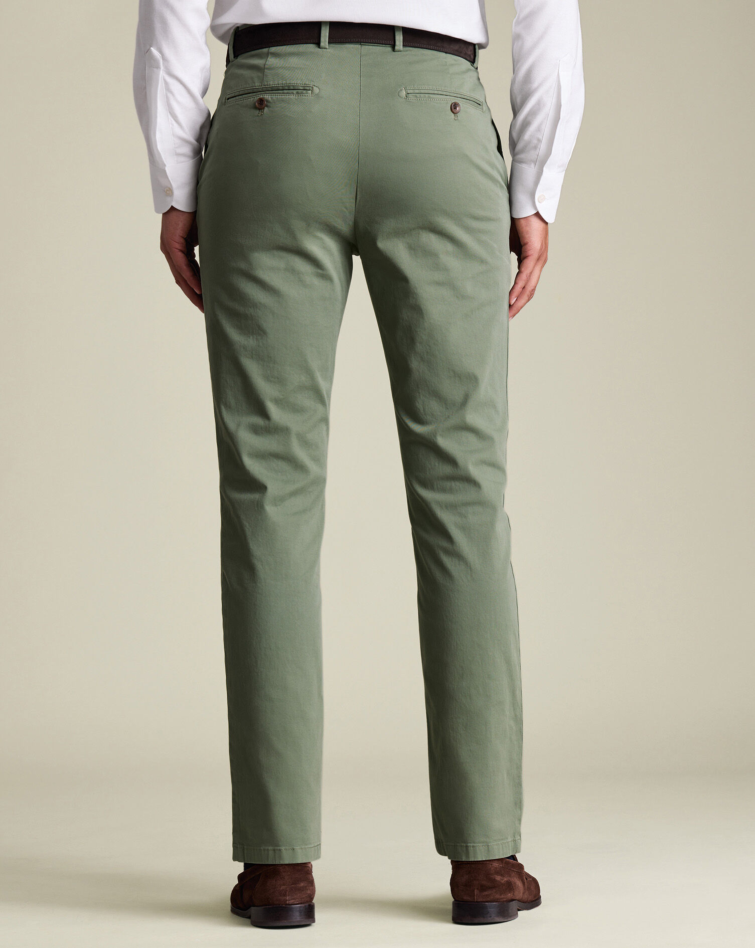 Washed Chinos - Green