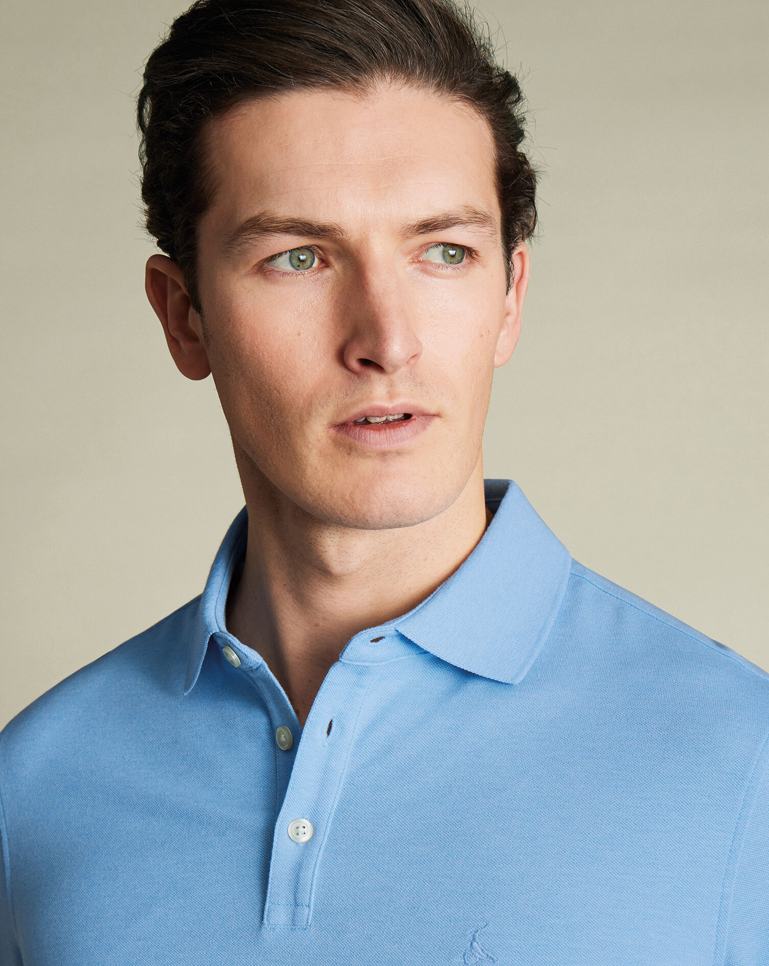 Pique Polo - Light Blue