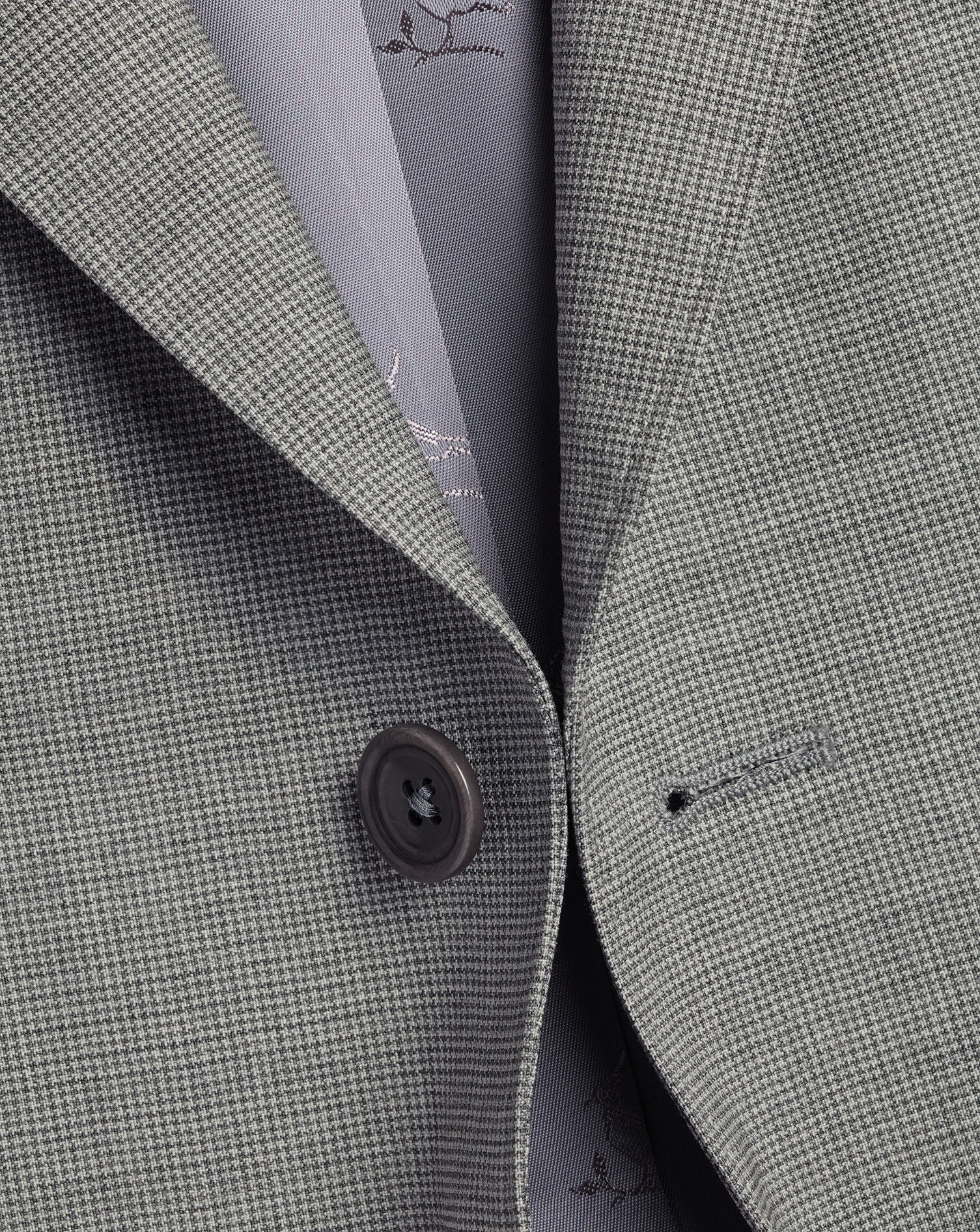 Puppytooth Italian Suit - Gray