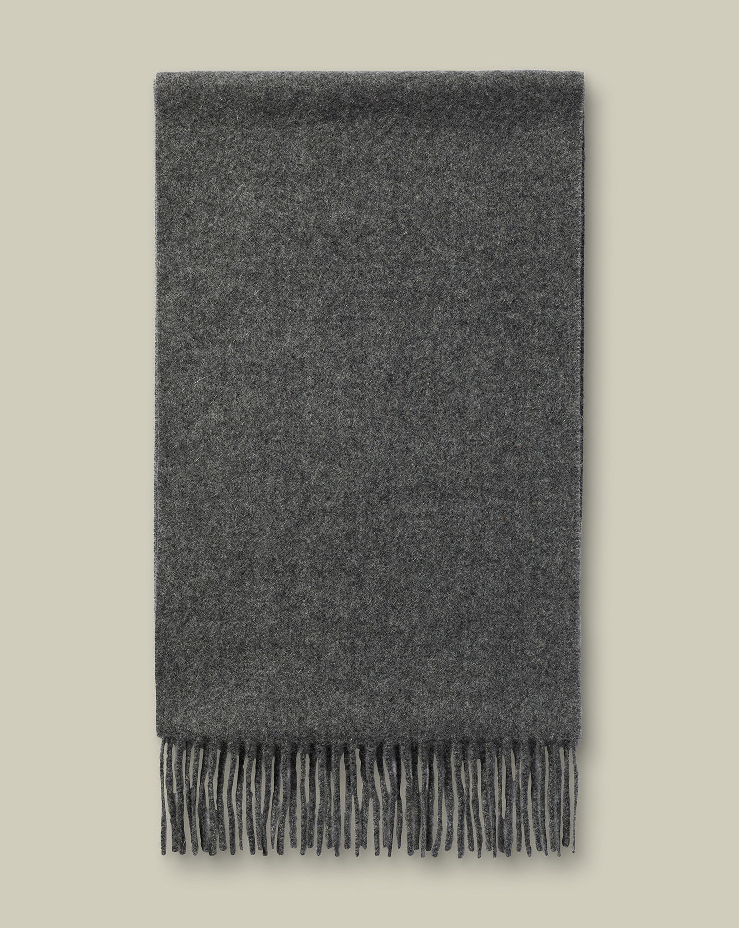 Cashmere Scarf - Mid Gray