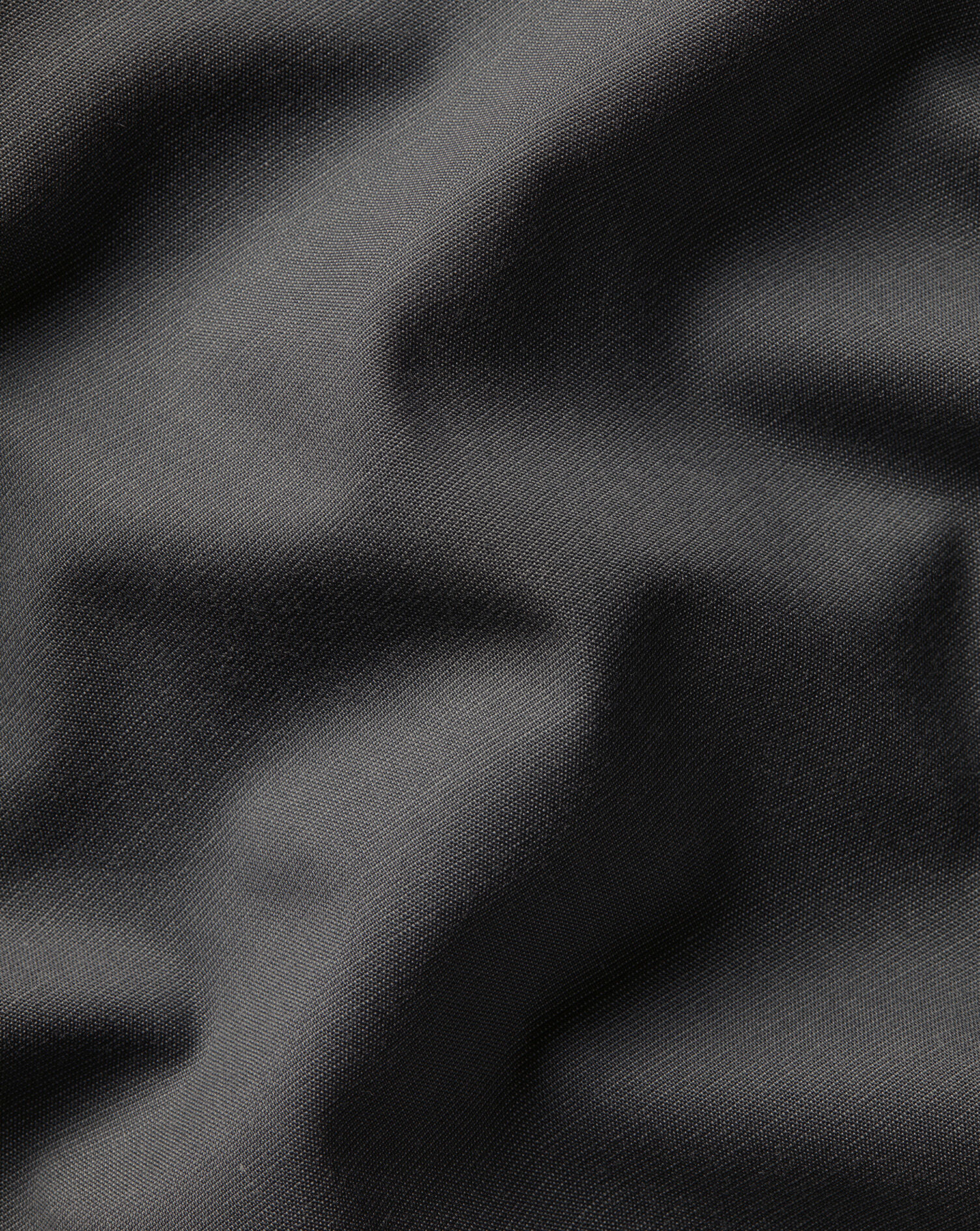 Non-Iron Stretch Poplin Shirt - Charcoal