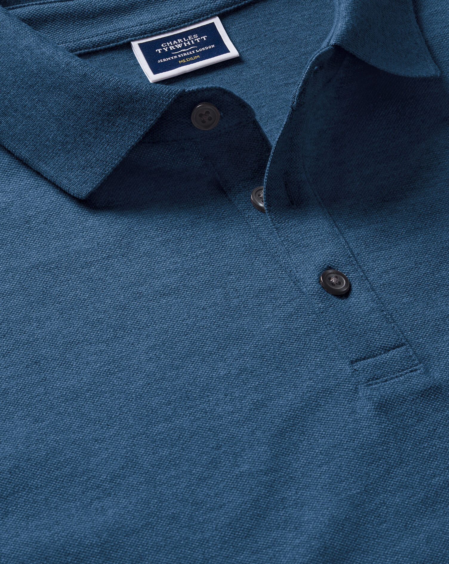 Pique Polo - Indigo Marl