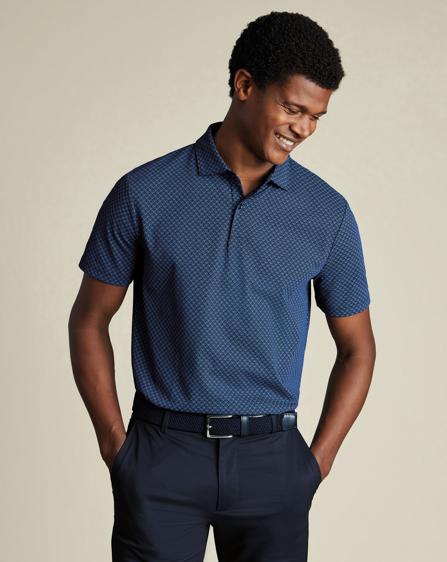 Performance Polo - Navy Multi