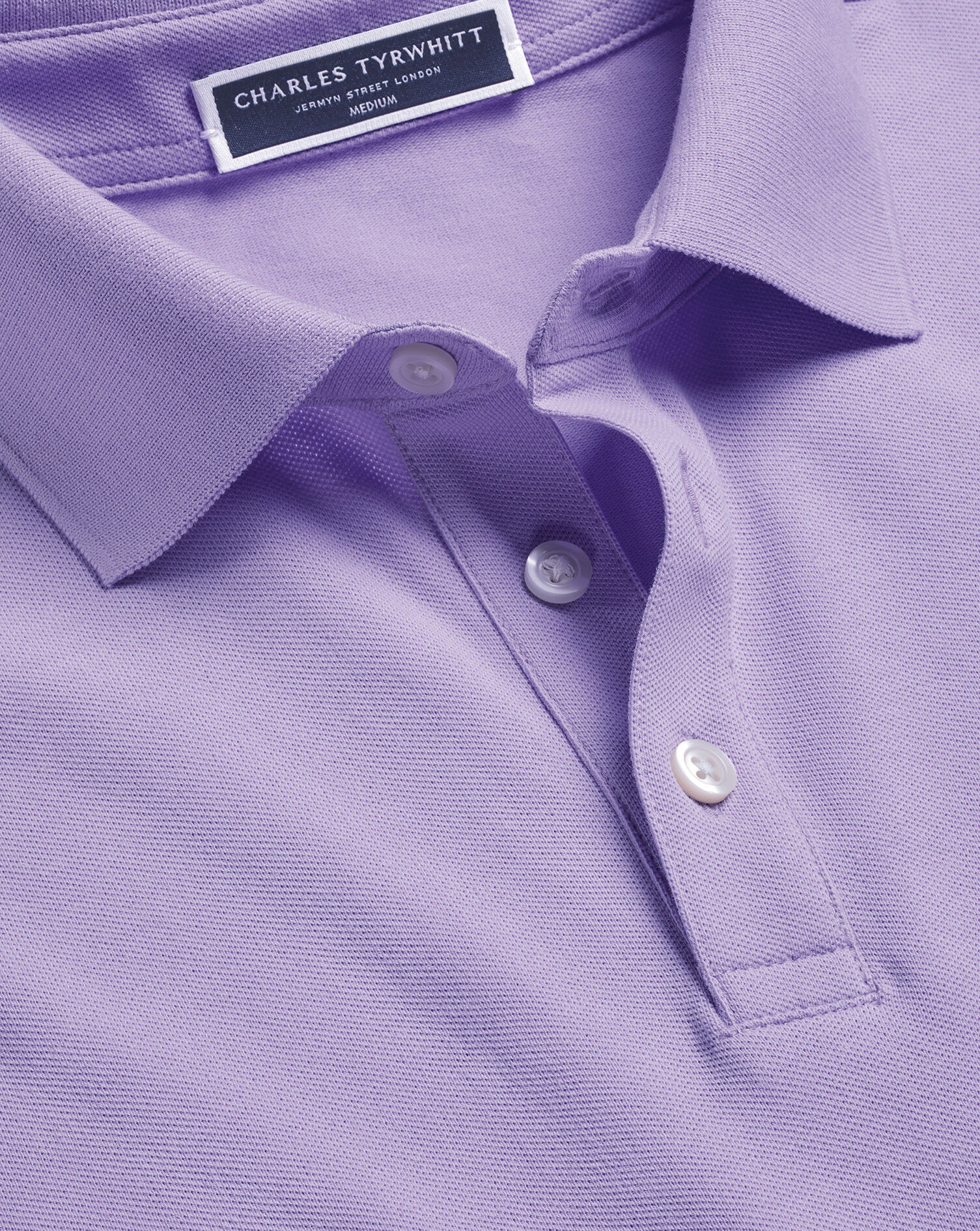 Pique Polo - Lilac Purple