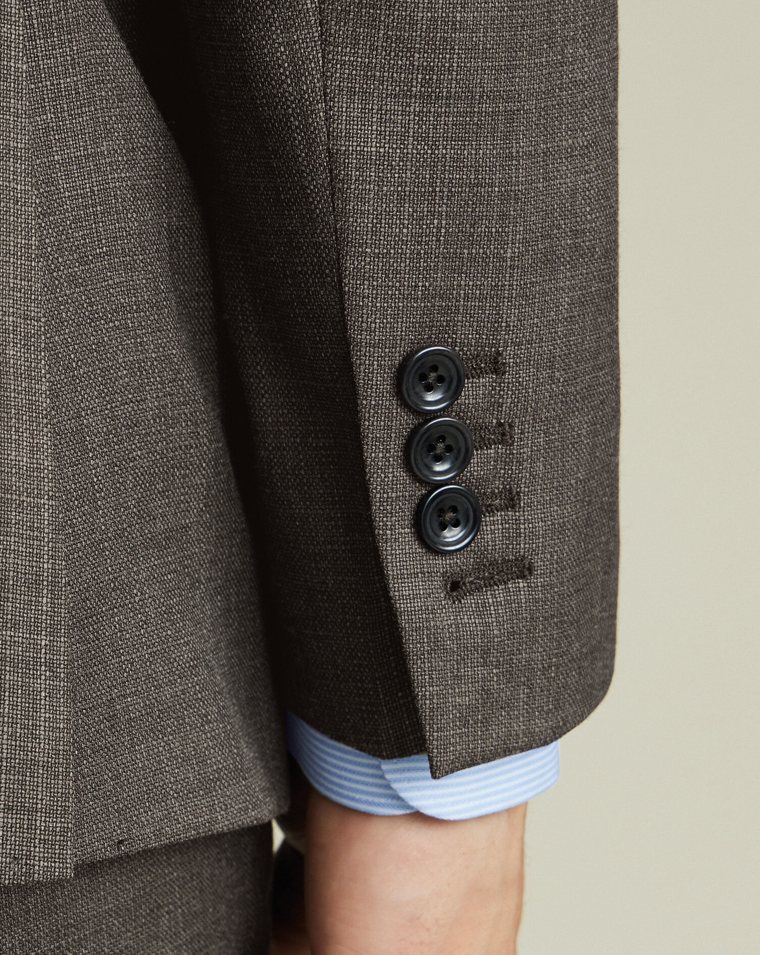 Luxury Italian Suit - Mocha