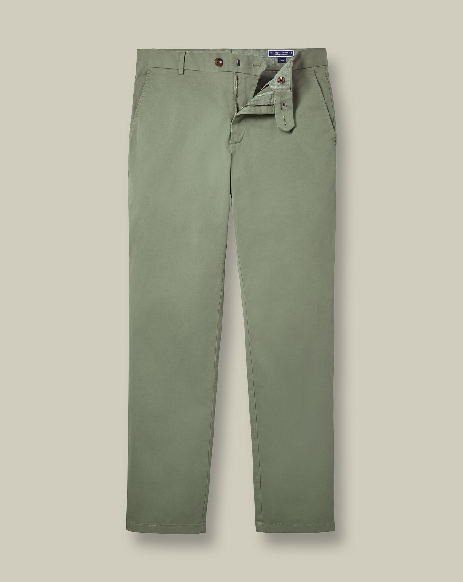 Washed Chinos - Green