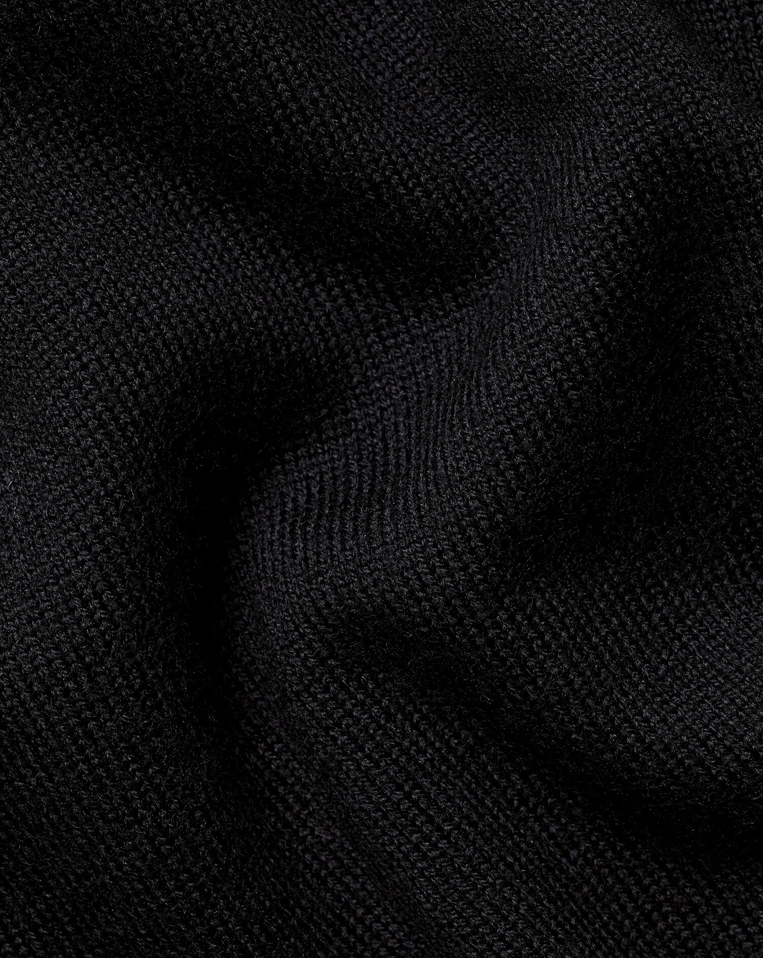 Merino Turtleneck Sweater - Black