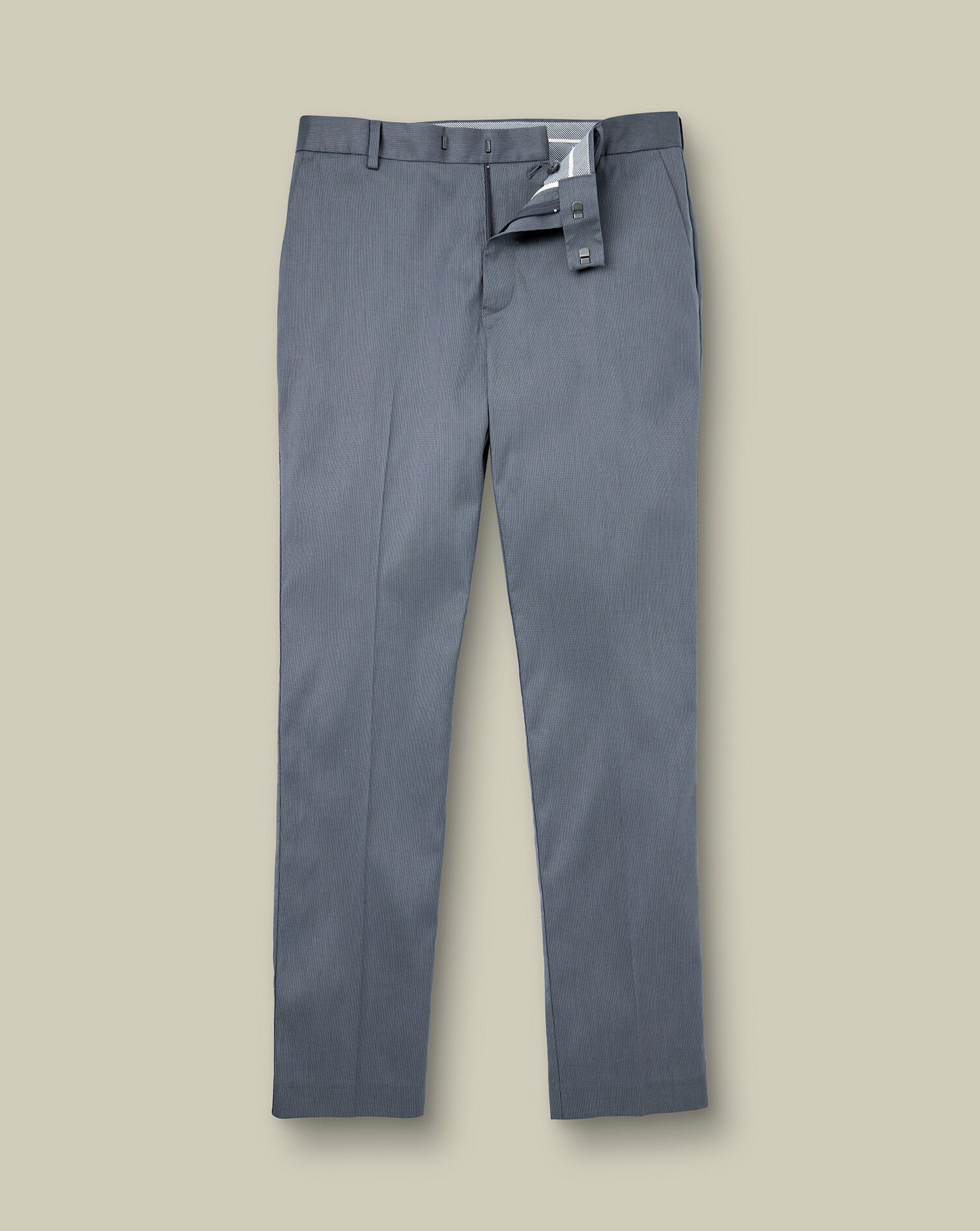 Smart Texture Pants - Steel Blue