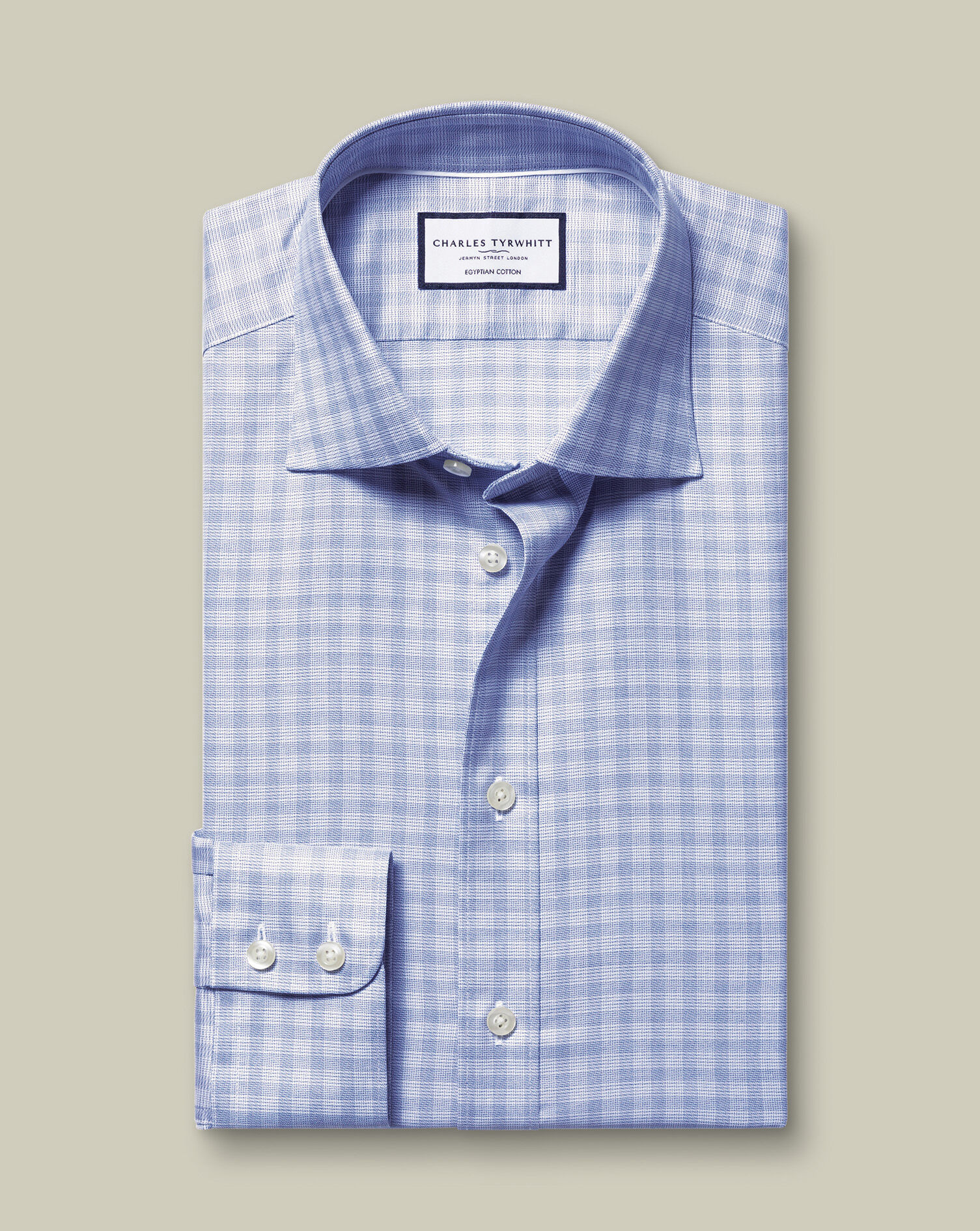 Luxury Check Shirt - Cobalt Blue