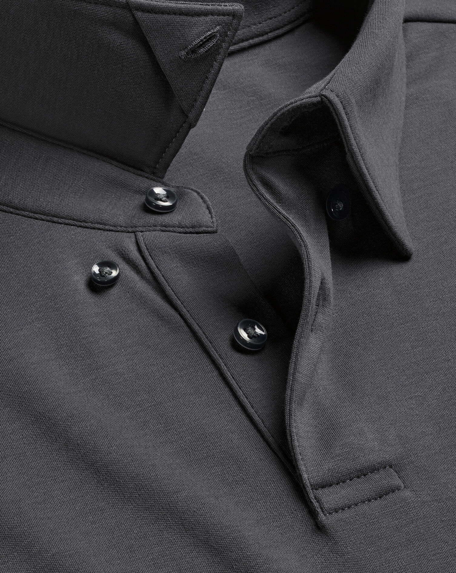 Jersey Polo - Graphite Gray