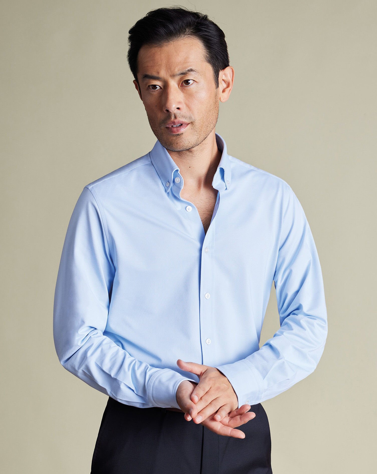 Performance Stretch Jersey Shirt - Sky Blue