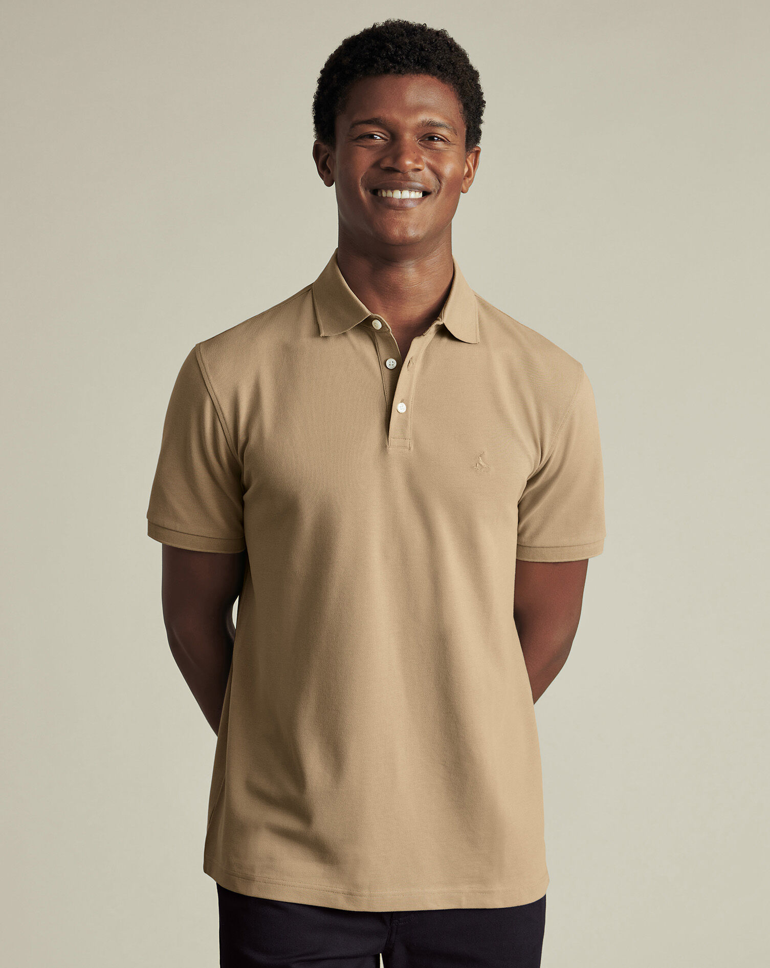 Pique Polo - Tan