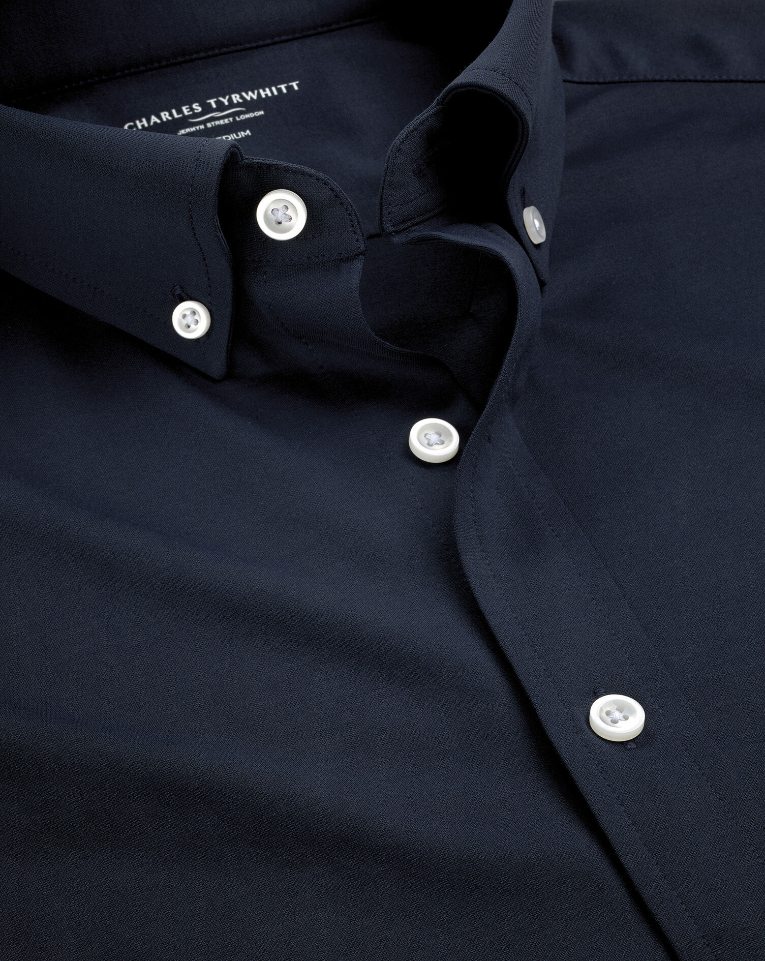 Performance Stretch Jersey Shirt - Navy