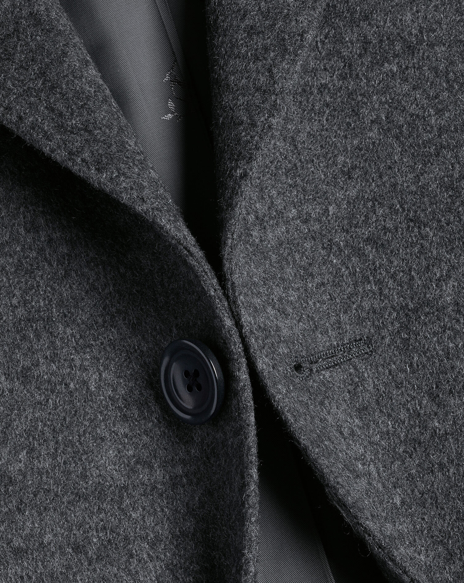 Wool Overcoat - Dark Gray