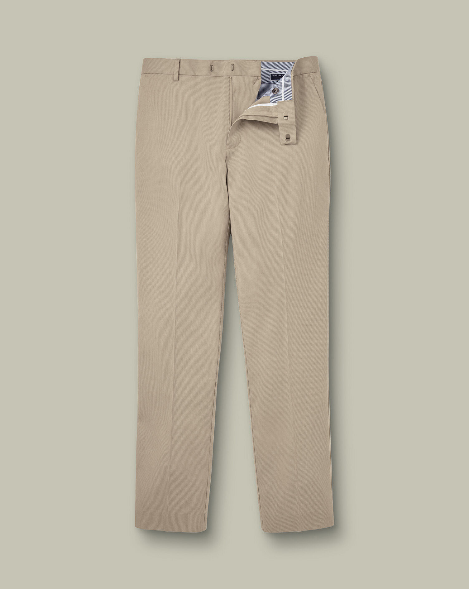 Smart Texture Pants - Limestone