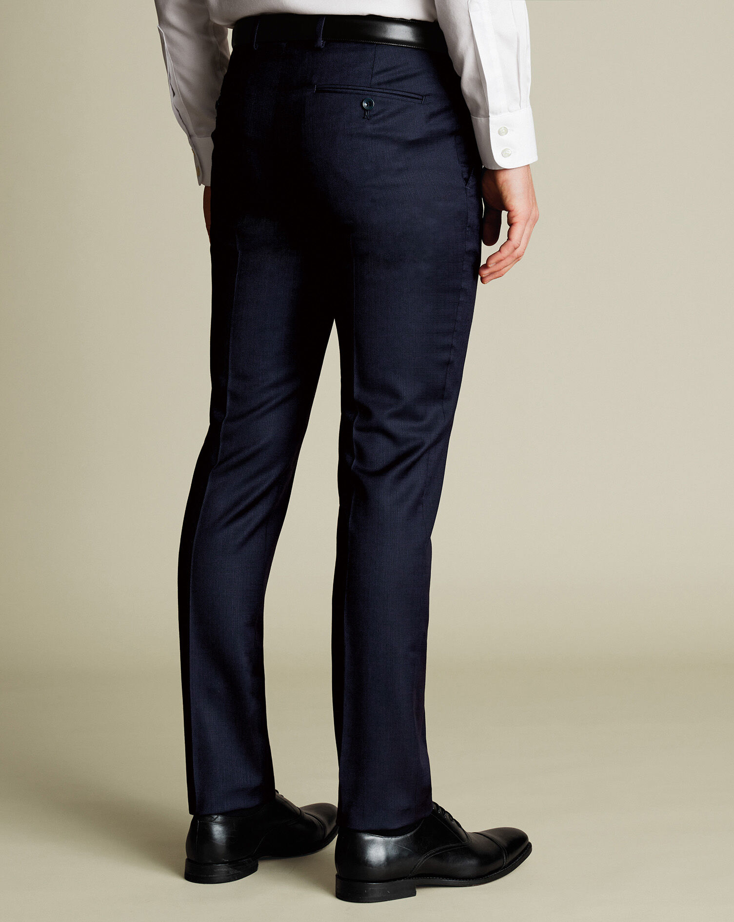 Italian Luxury Suit Pants - Dark Navy