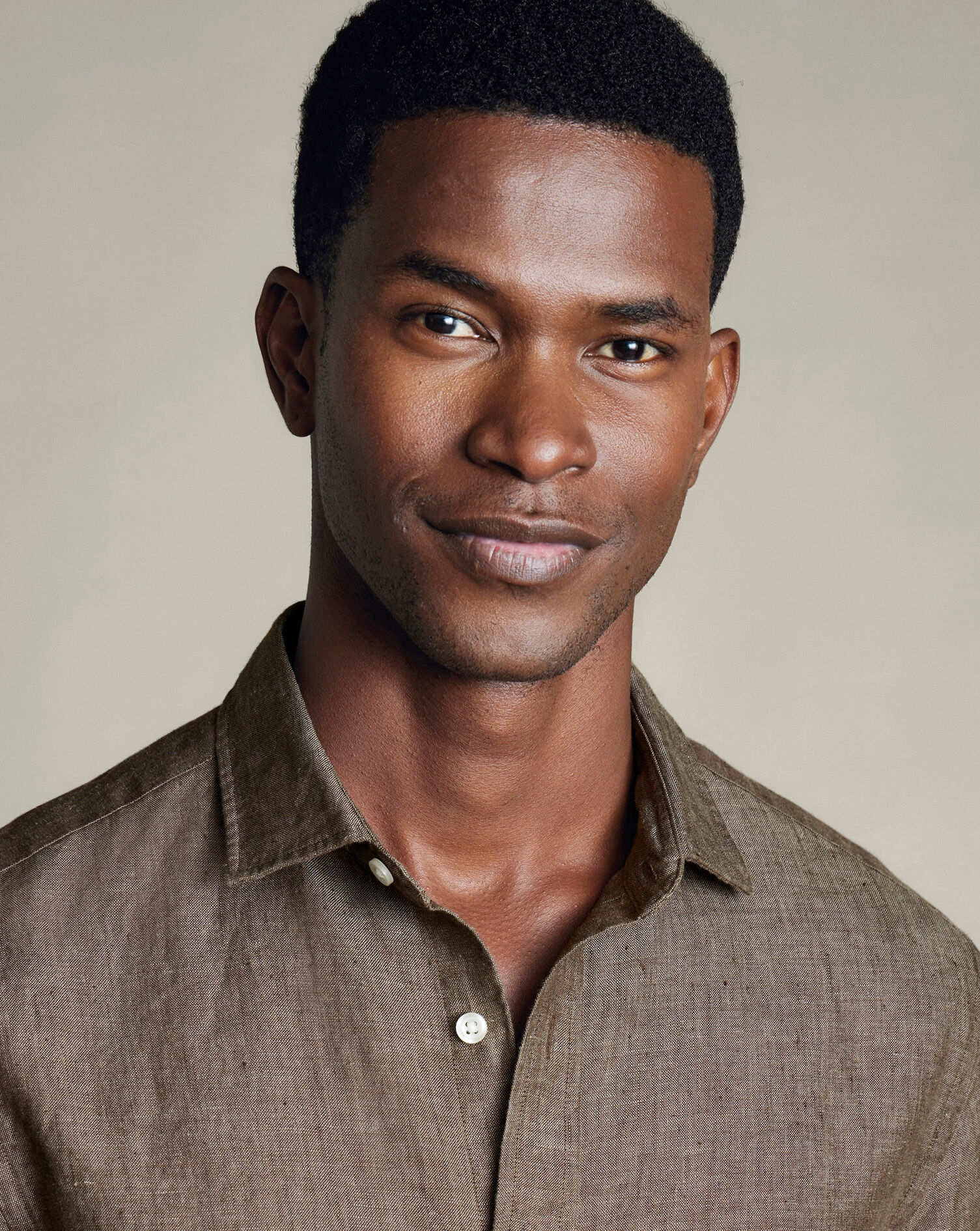 Pure Linen Shirt - Mocha