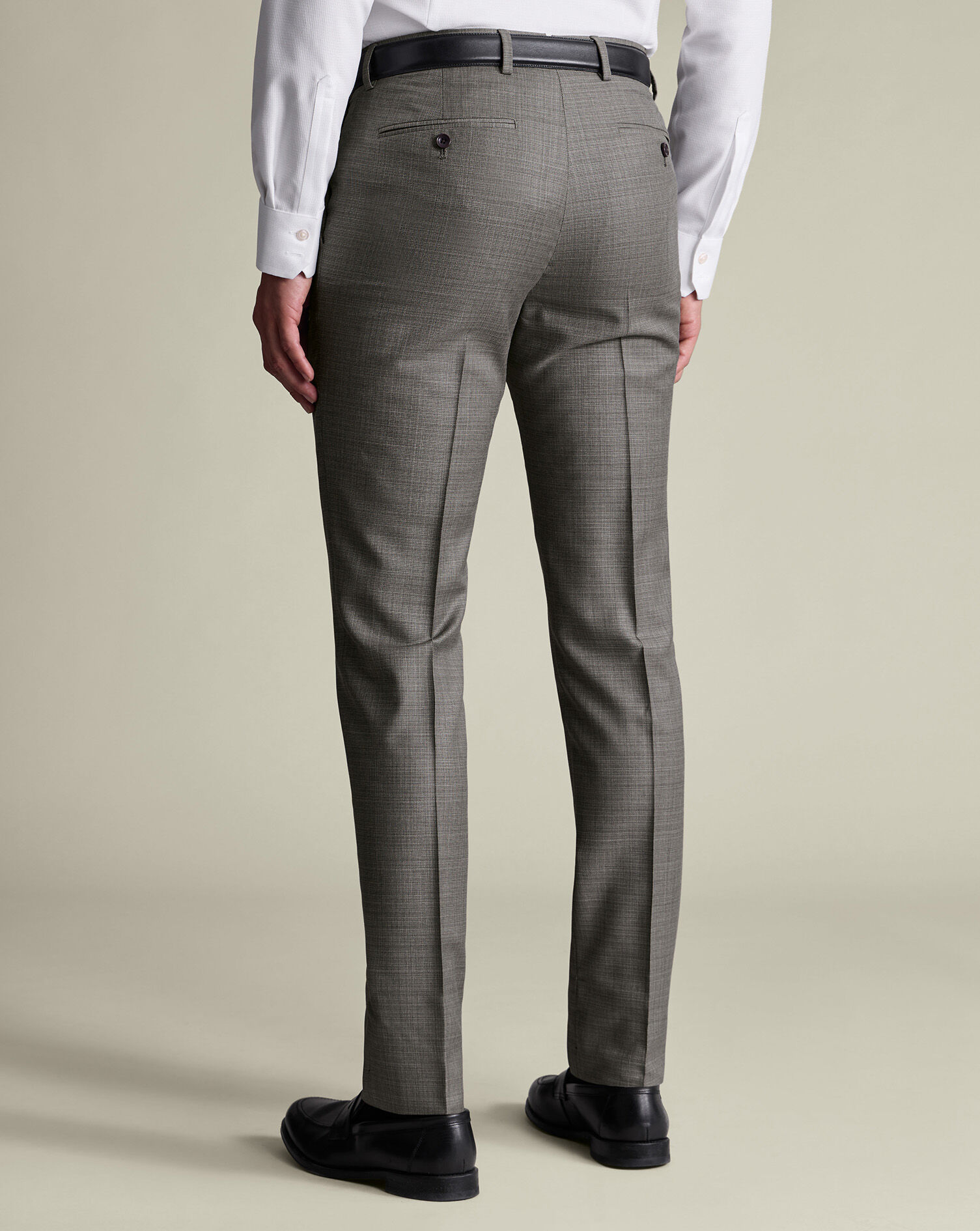 Luxury Italian Suit Pants - Gray