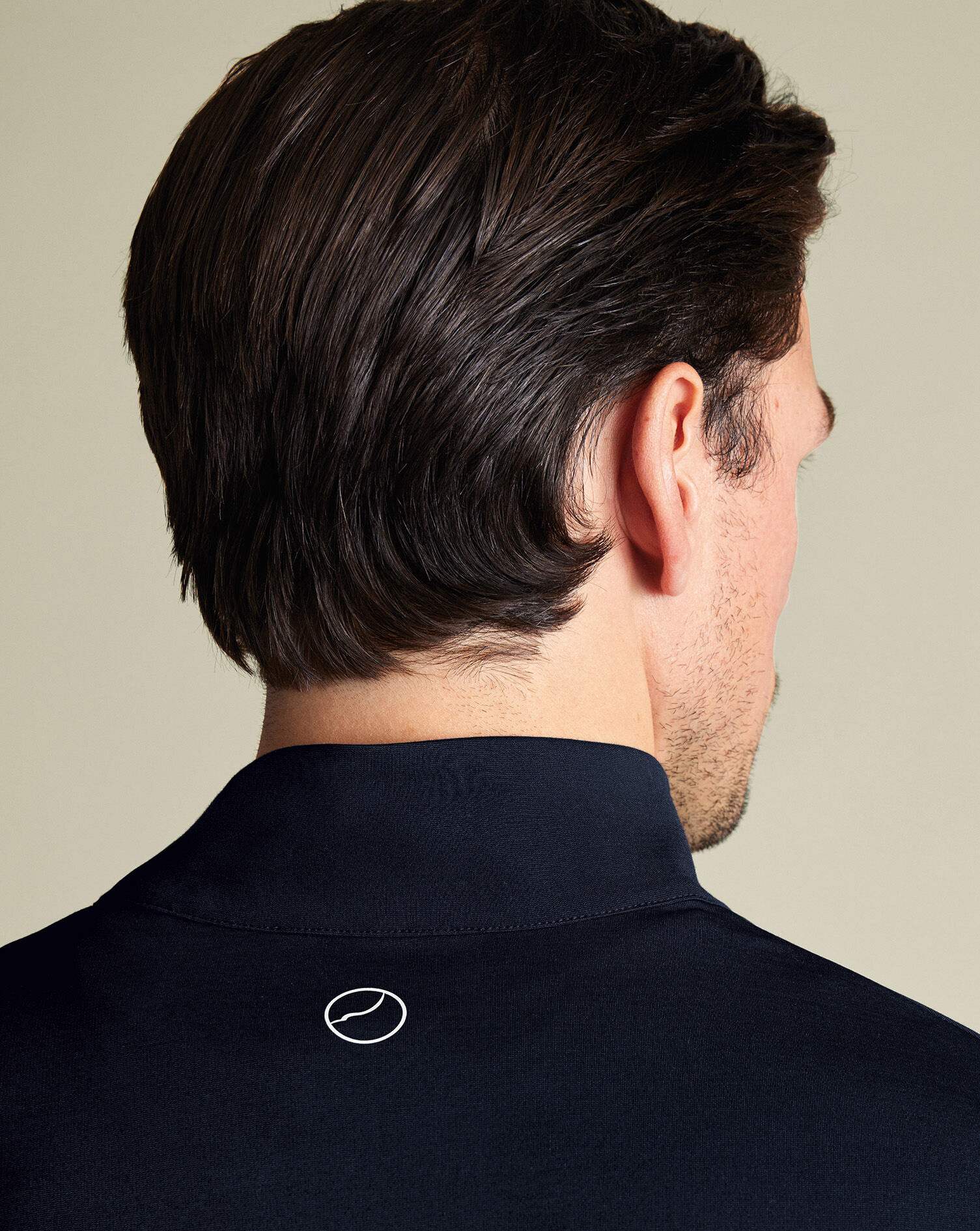 Performance Zip Polo Shirt - Navy