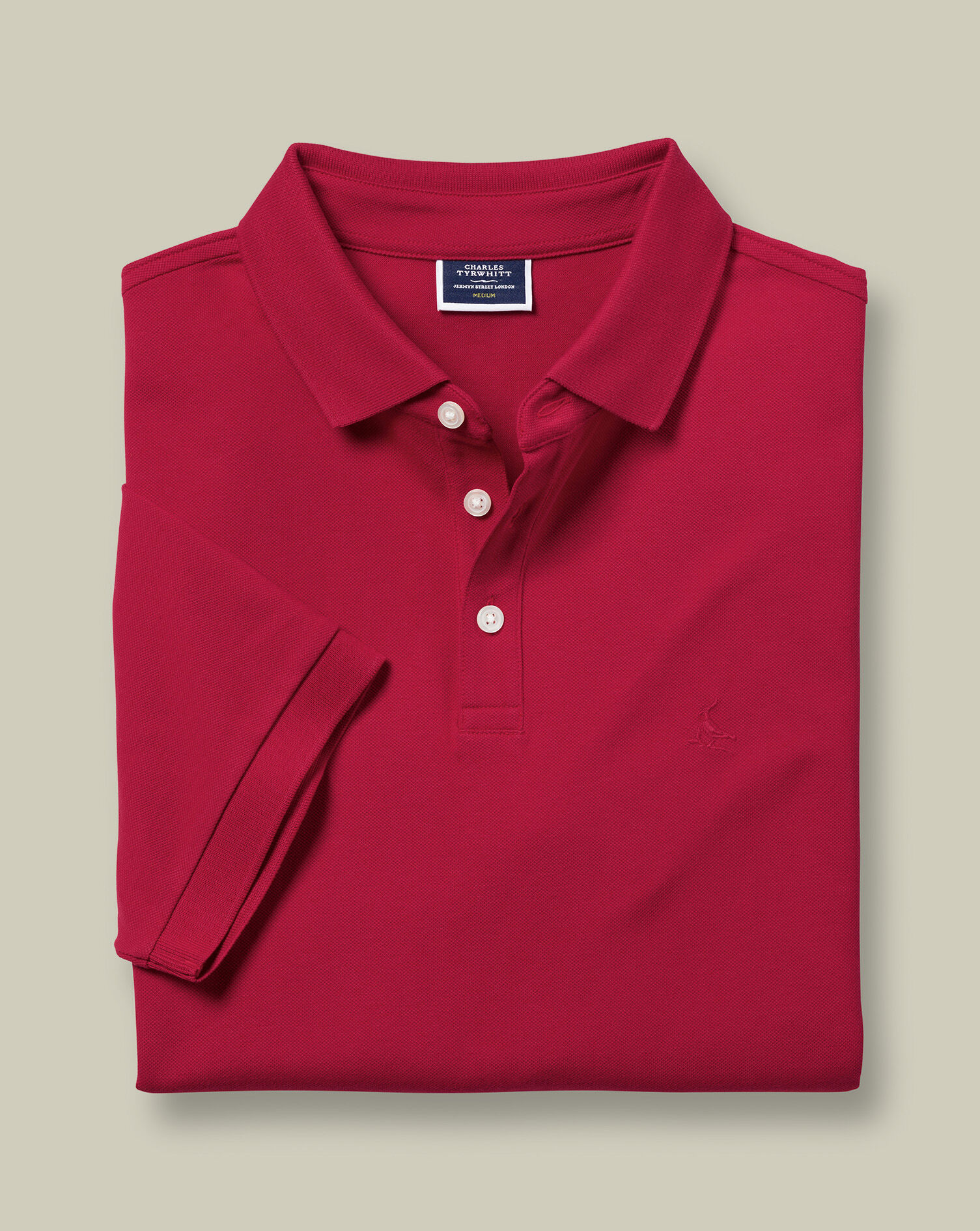 Pique Polo - Red