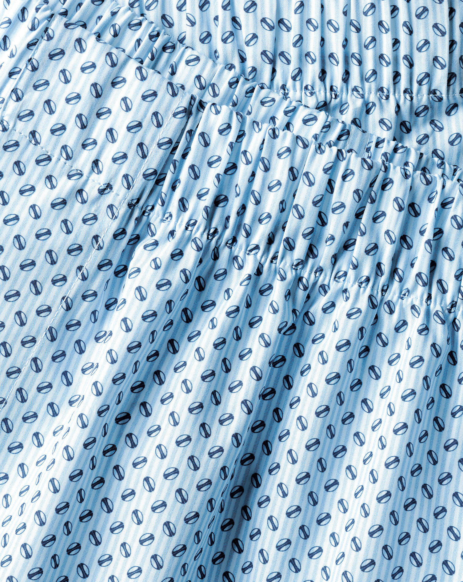 England Rugby Stripe Woven Boxers - Sky Blue