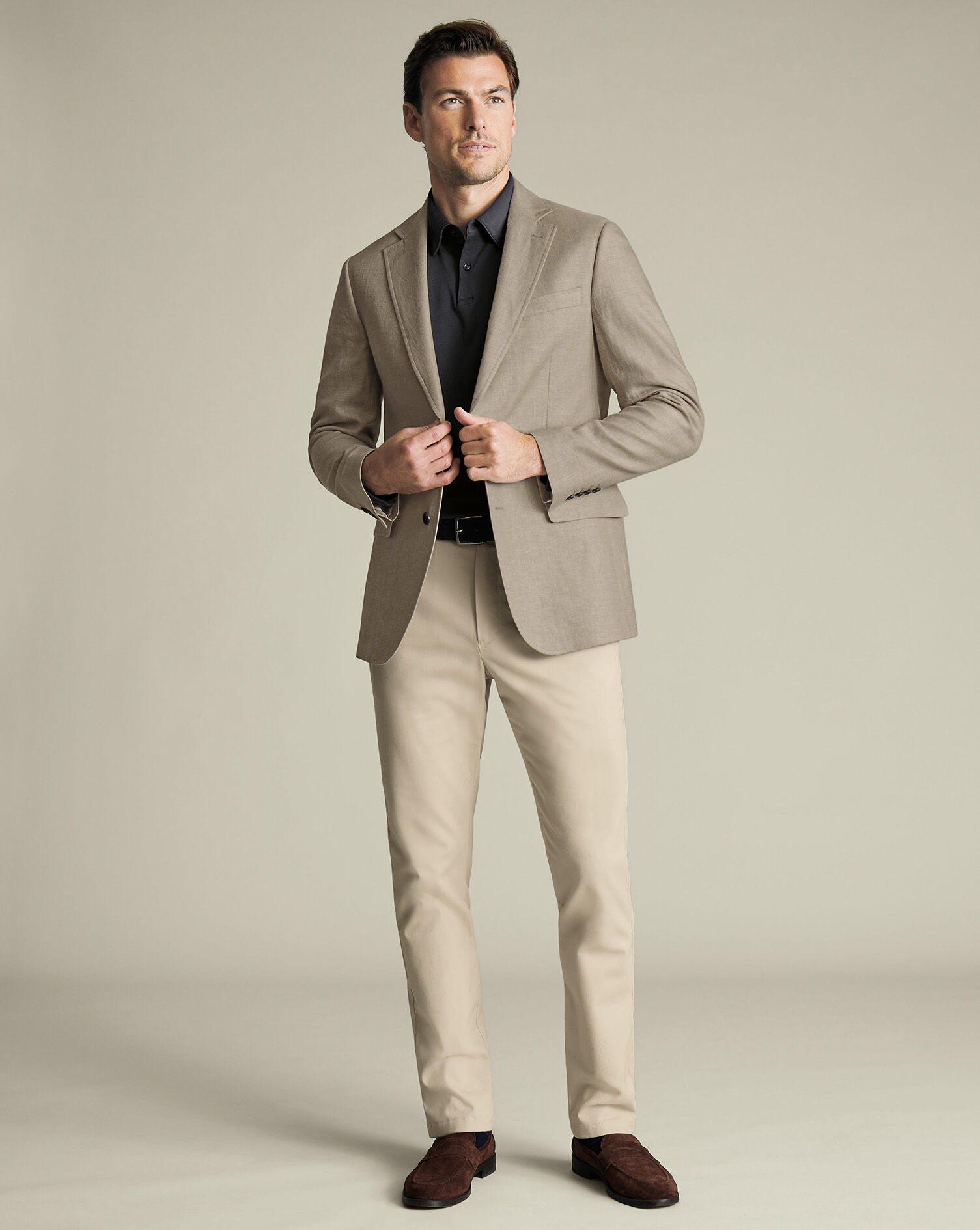 Linen Cotton Jacket - Limestone