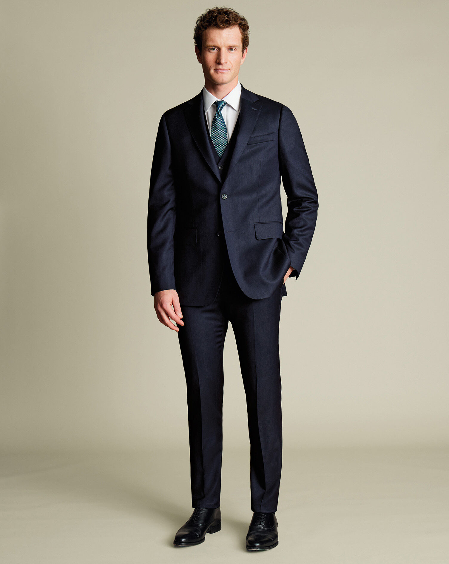 Italian Luxury Suit Vest - Dark Navy