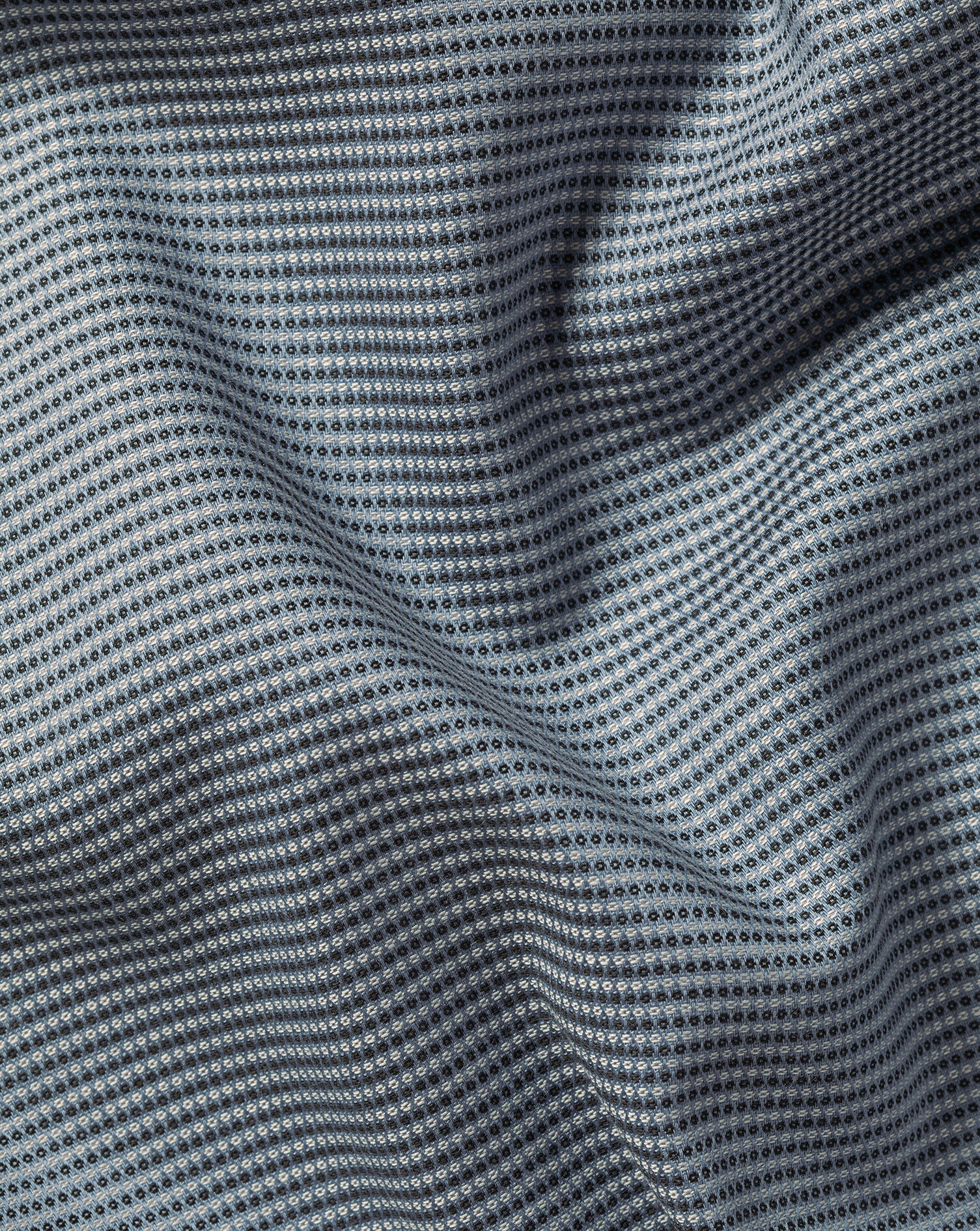 Non-Iron Stretch Texture Shirt - Charcoal Gray