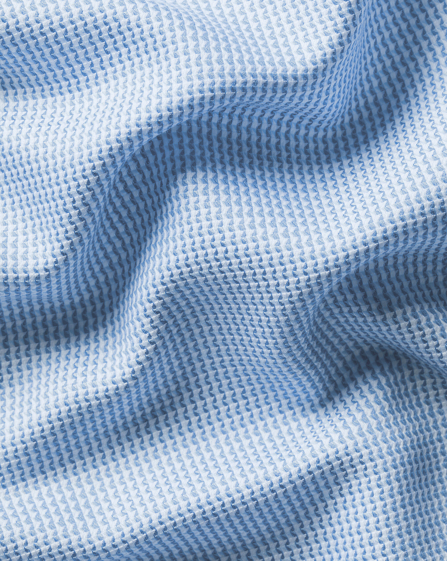 Non-Iron Burlington Weave Shirt - Cornflower Blue