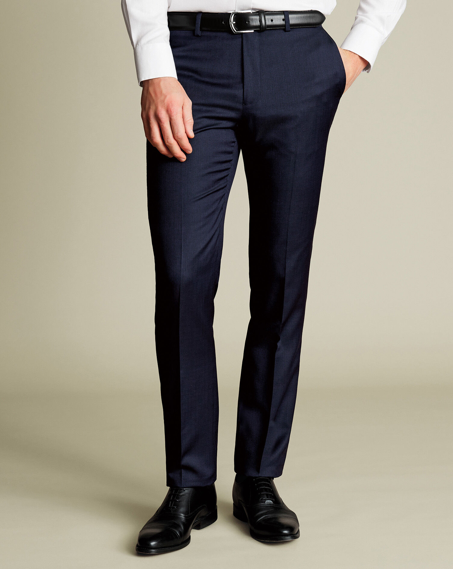 Luxury Italian Suit - Dark Navy