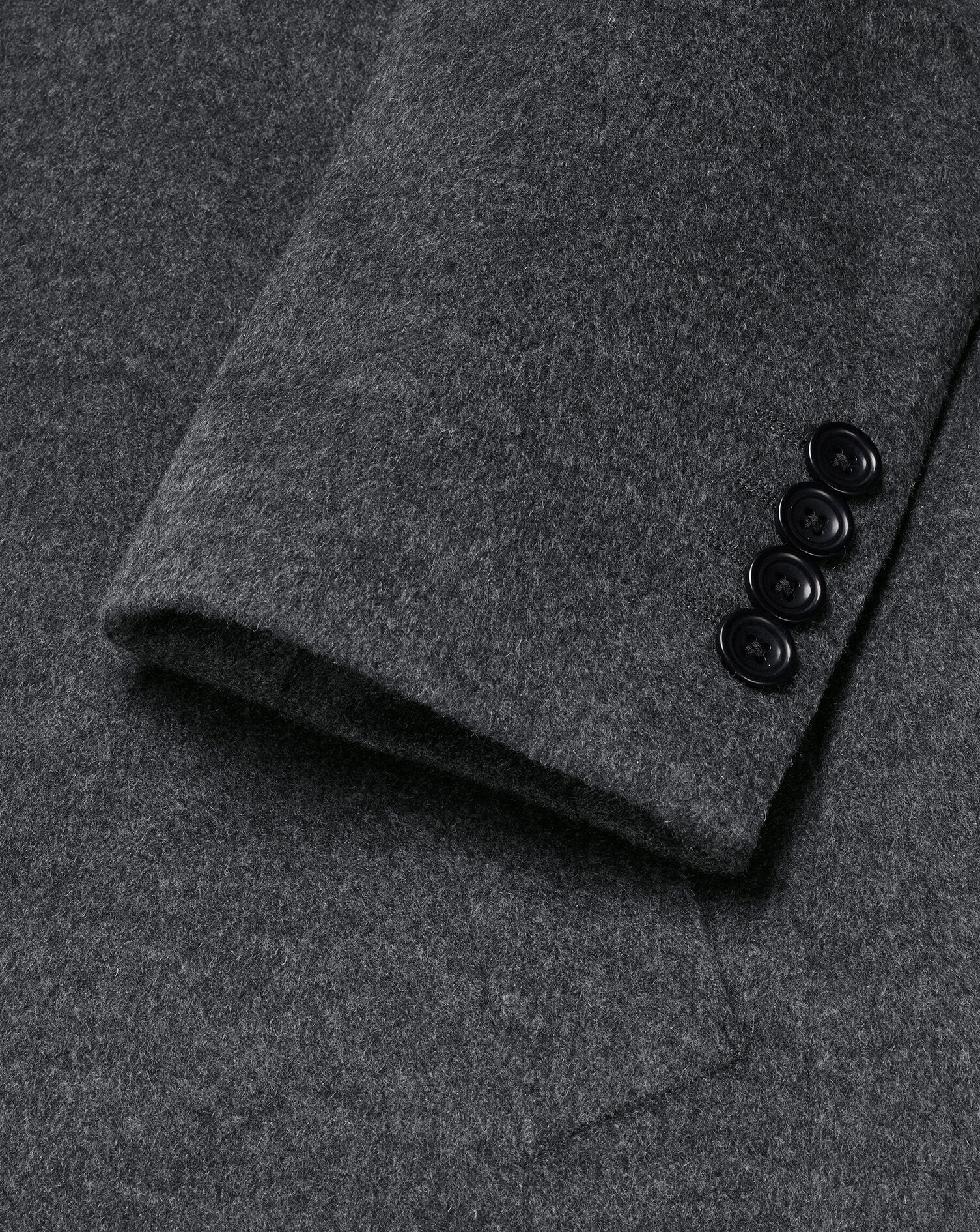 Wool Overcoat - Dark Gray