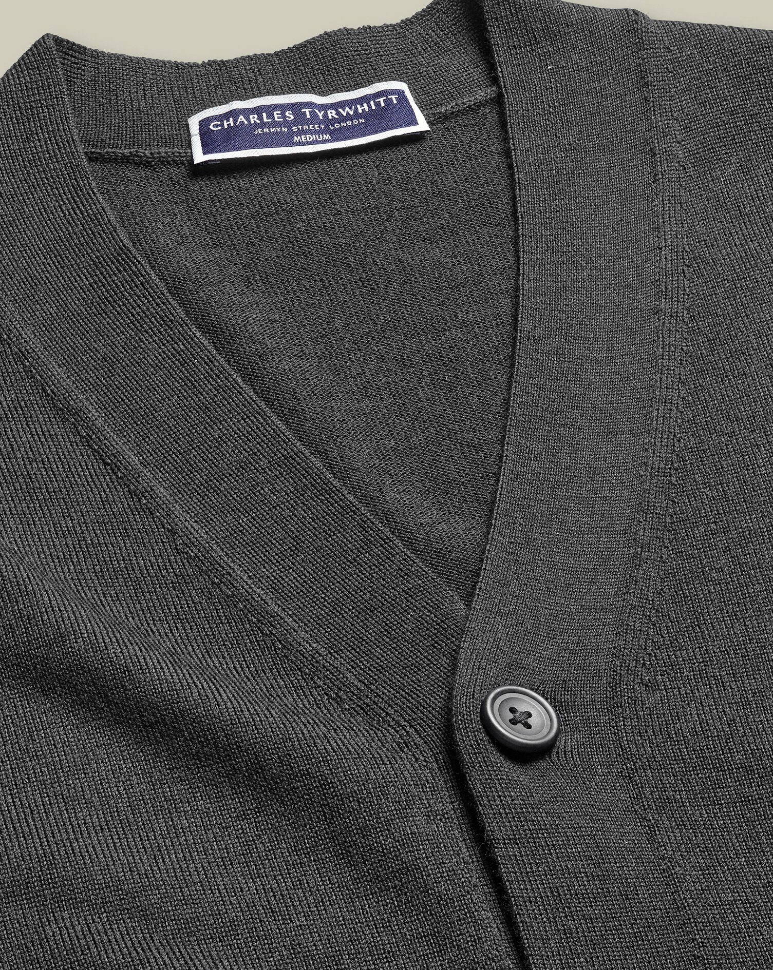 Merino Cardigan - Gray