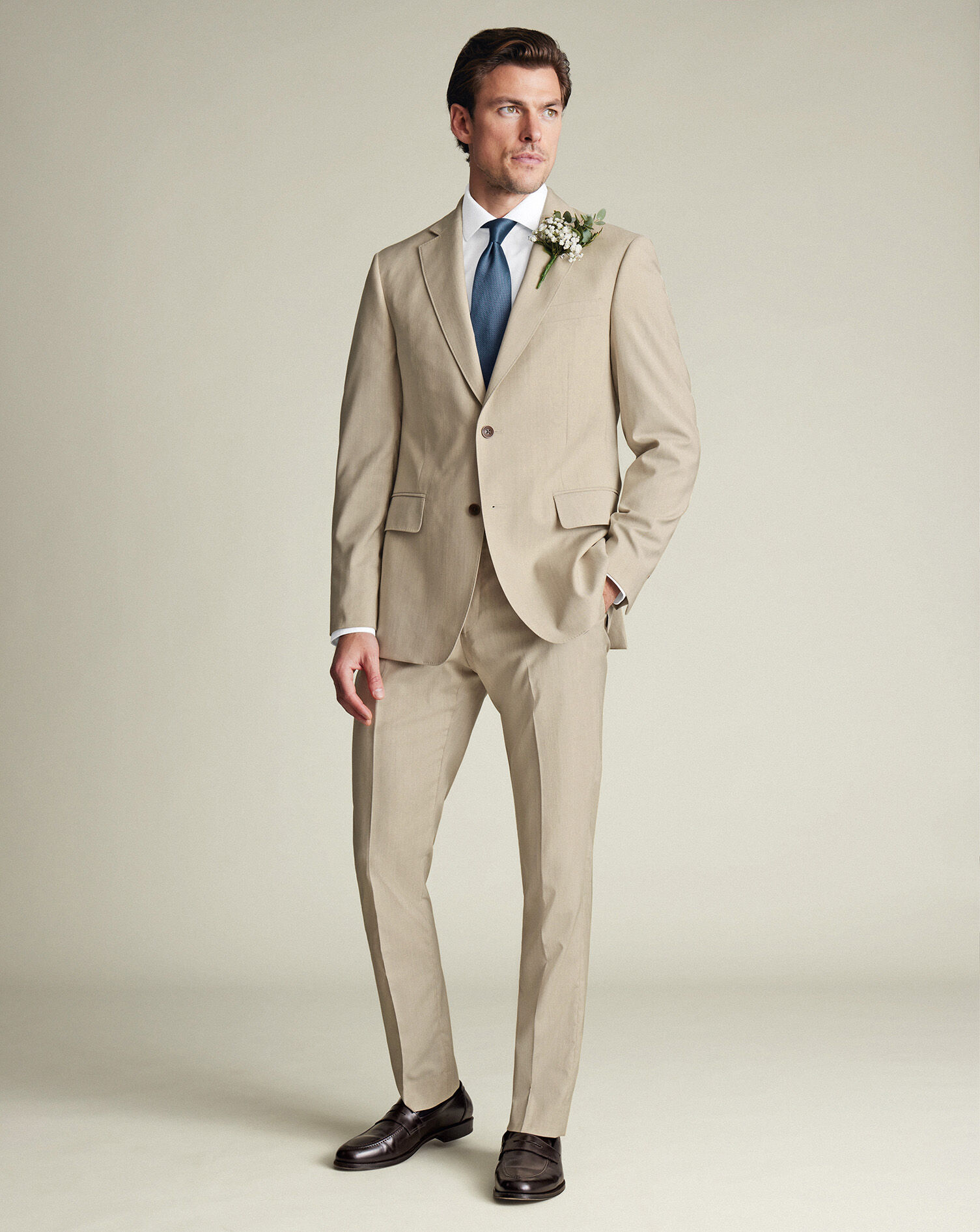 Italian Suit - Stone