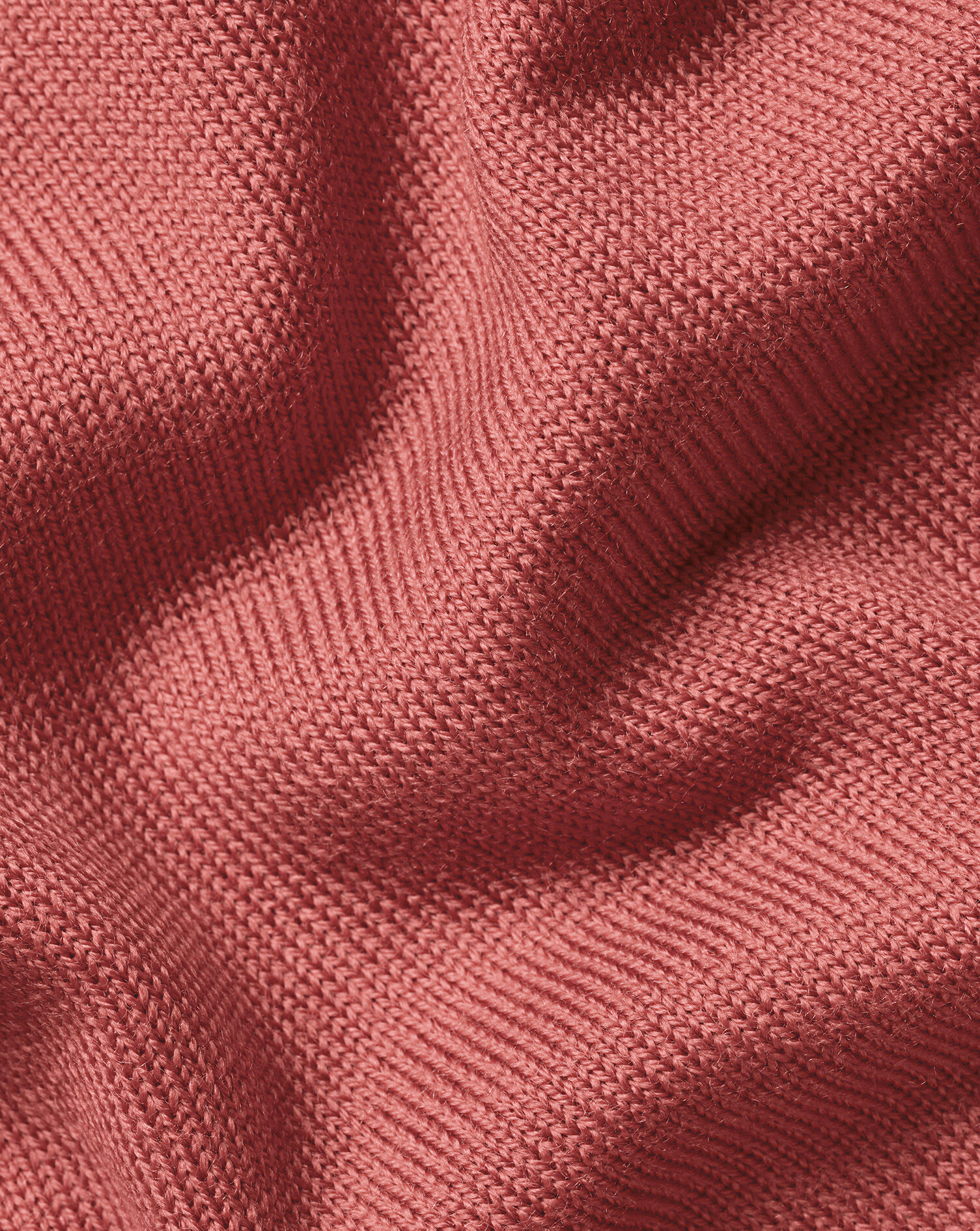 Merino Quarter Zip Sweater - Rust