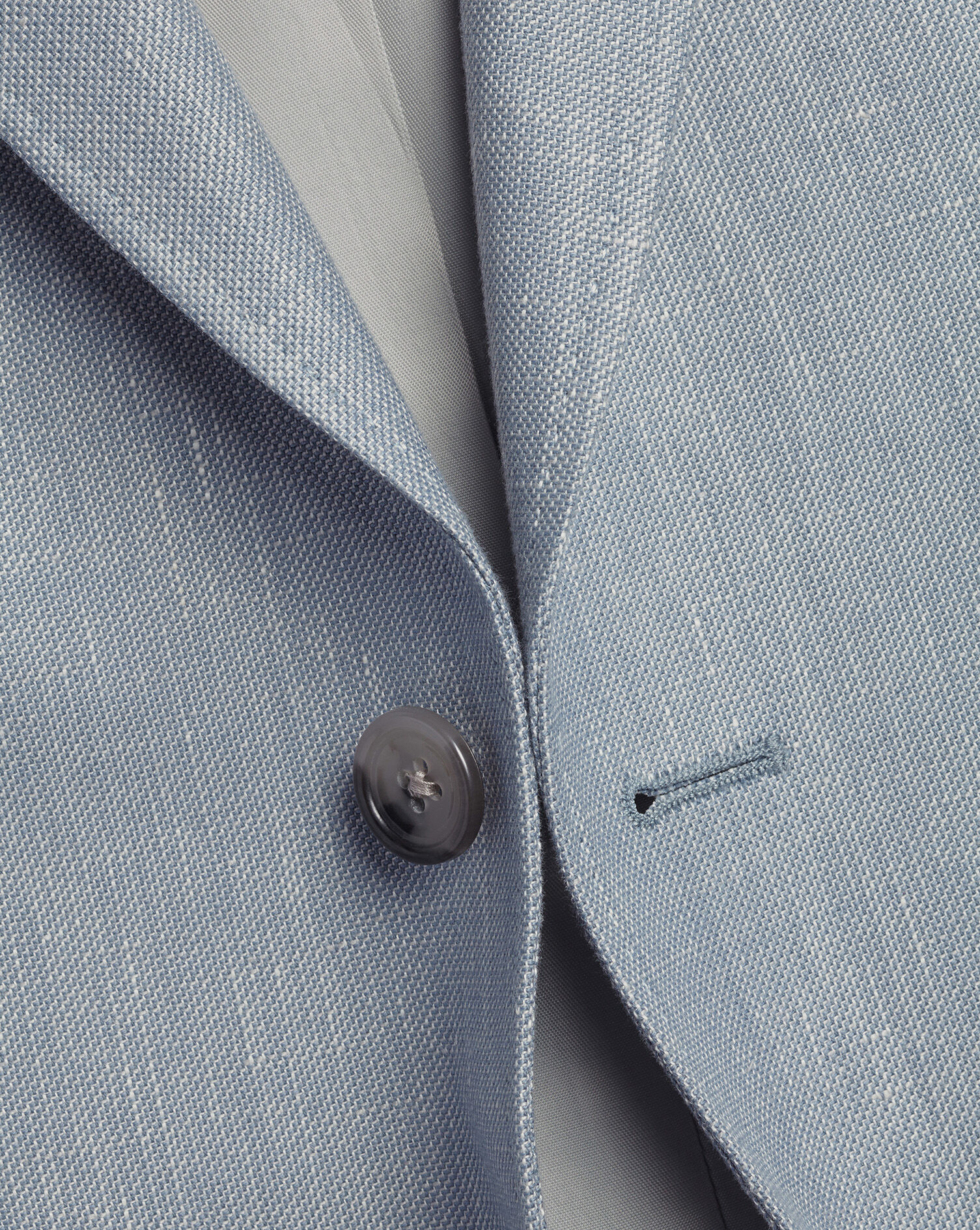Linen Cotton Jacket - Ice Blue