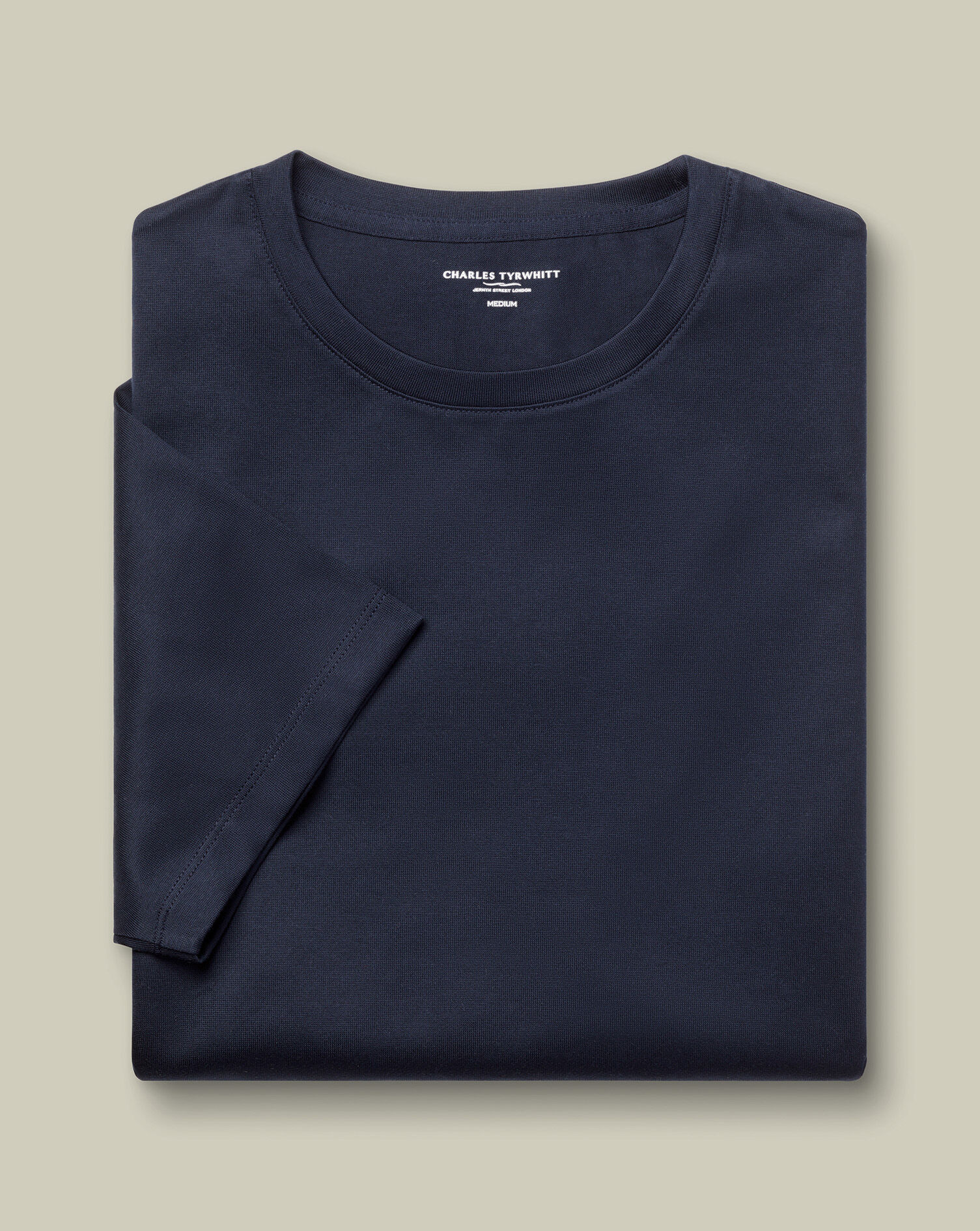 Pure Cotton T-Shirt - Navy Blue