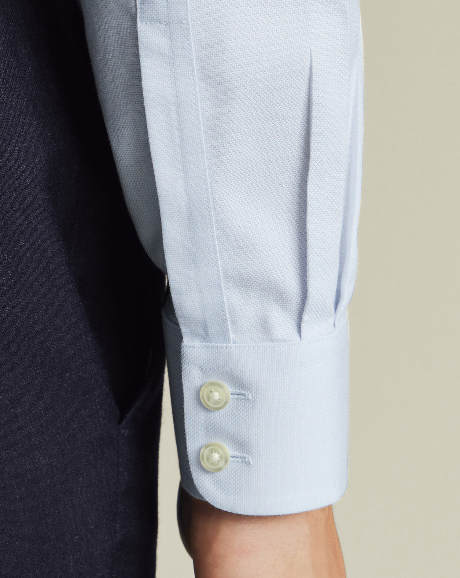 Non-Iron Royal Oxford Shirt - Ice Blue