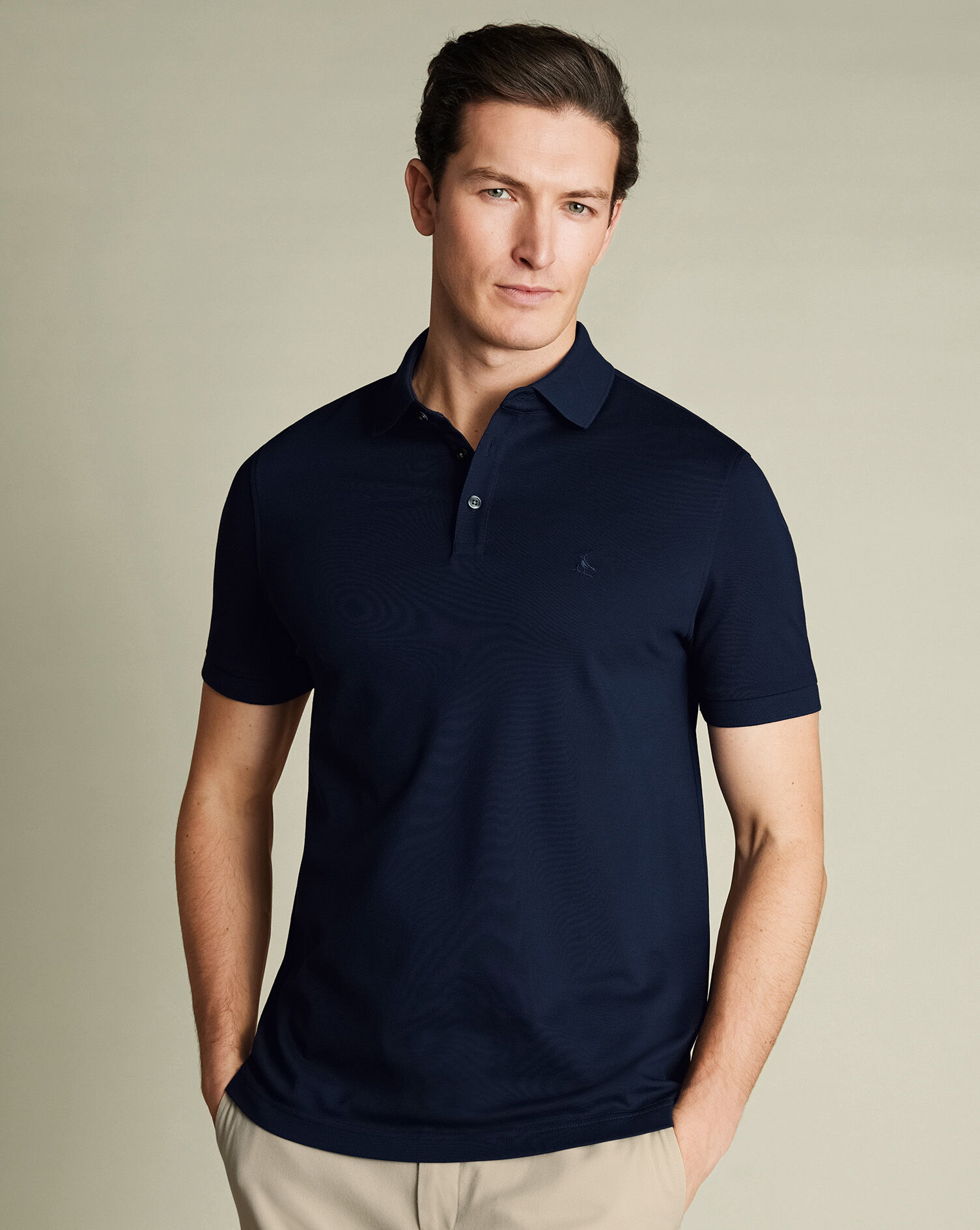 Pique Polo - Navy