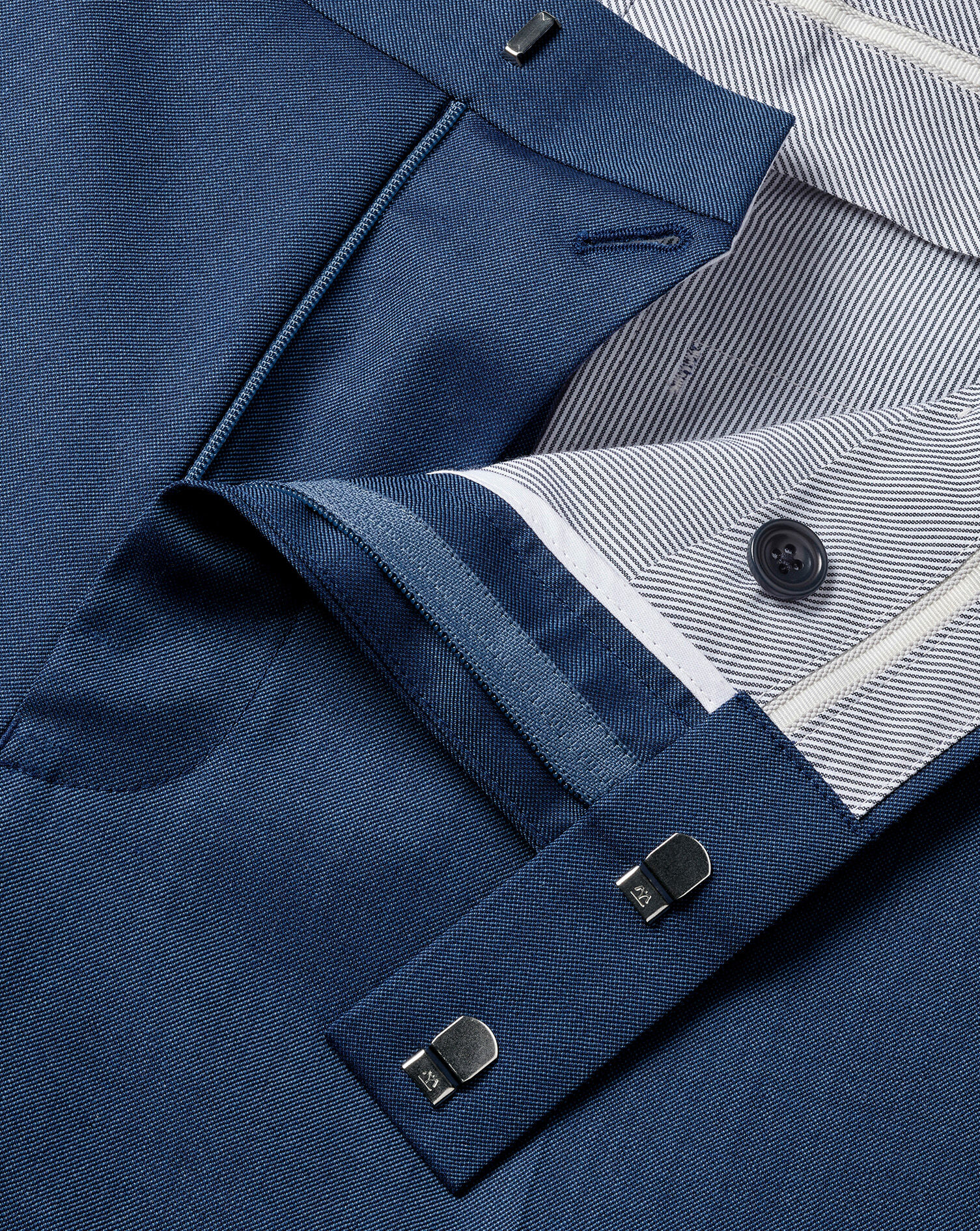 Ultimate Performance Sharkskin Suit Pants - Royal Blue