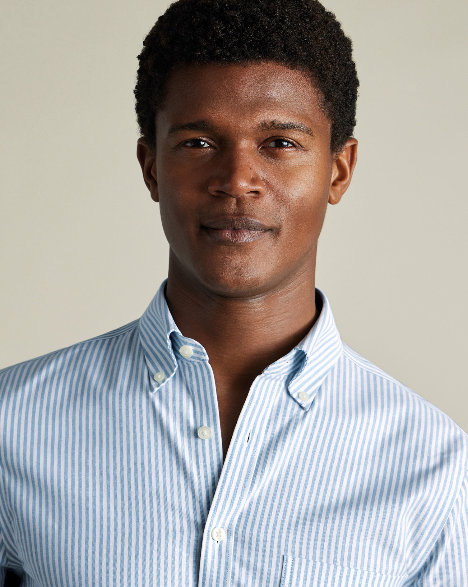 Non-Iron Stretch Oxford Shirt - Royal Blue