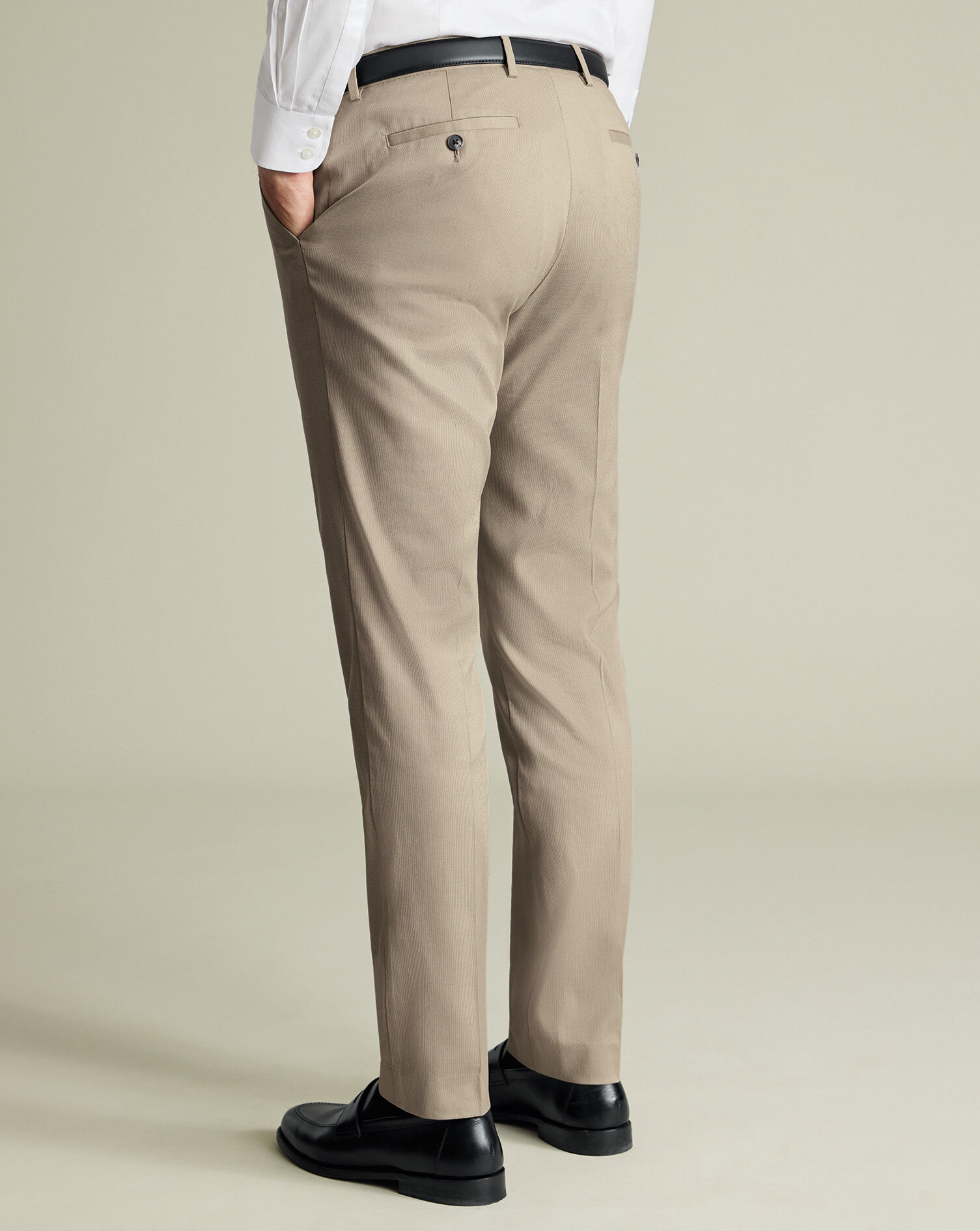 Smart Texture Pants - Limestone