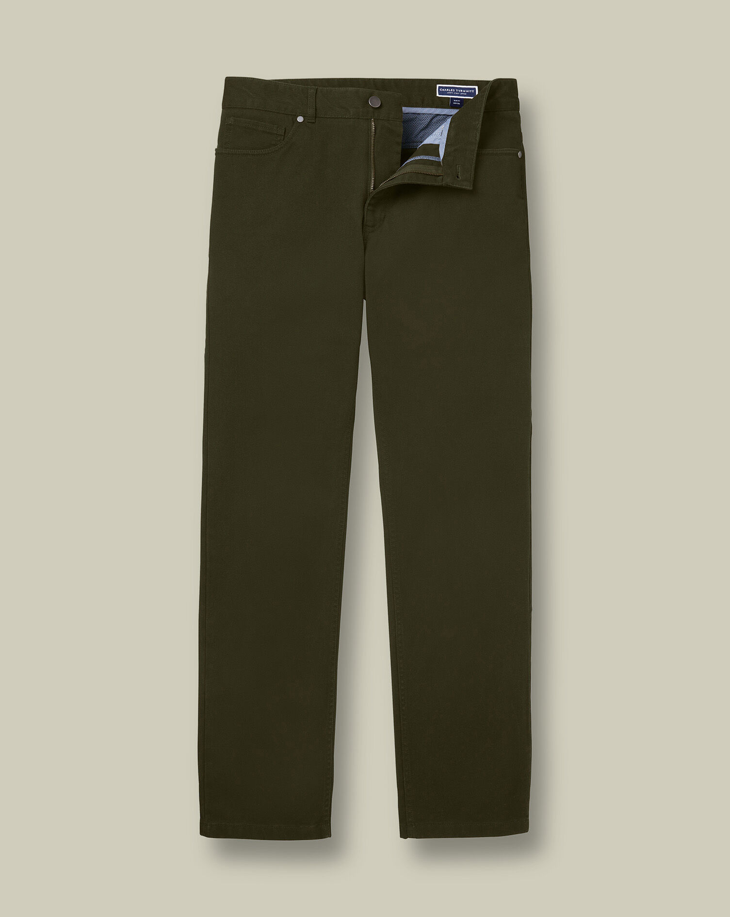 5 Pocket Jeans - Forest Green