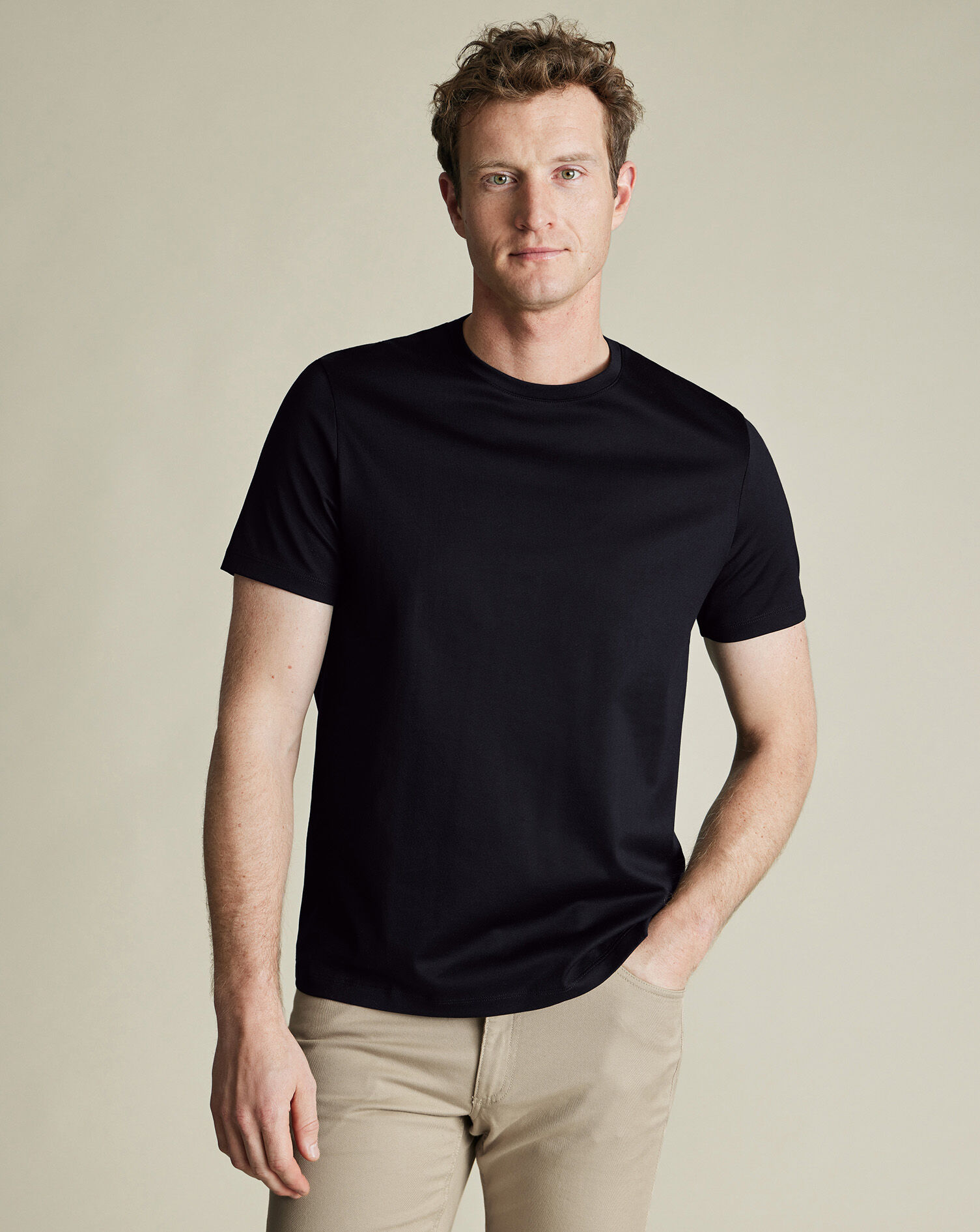 Pure Cotton T-Shirt - Black