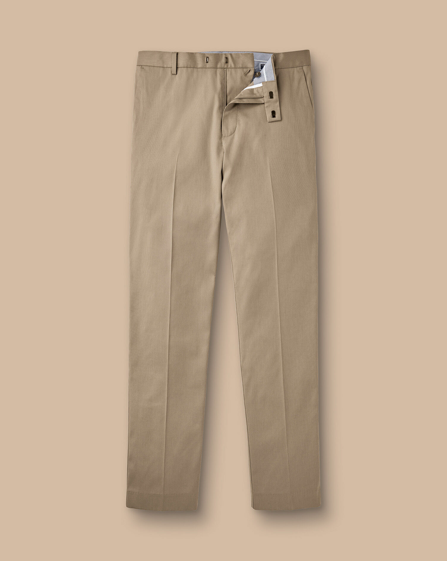 Smart Stretch Texture Pants - Stone