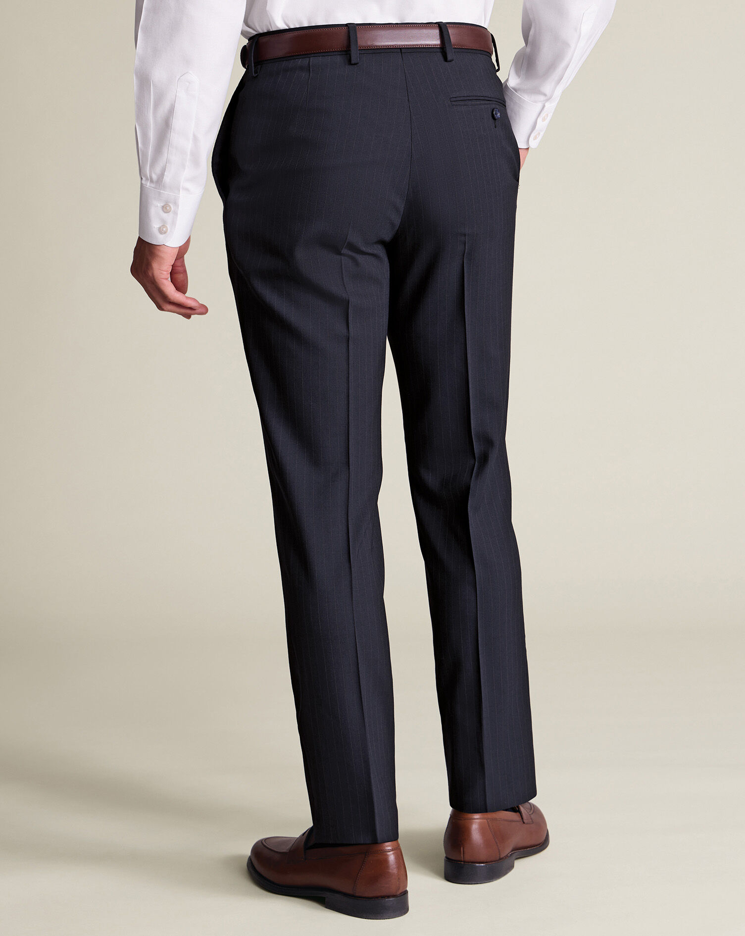 Stripe Suit Pants - French Navy